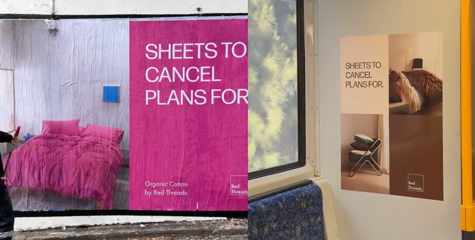 Bed Threads Cotton Launch - Global Out-Of-Home Campaign