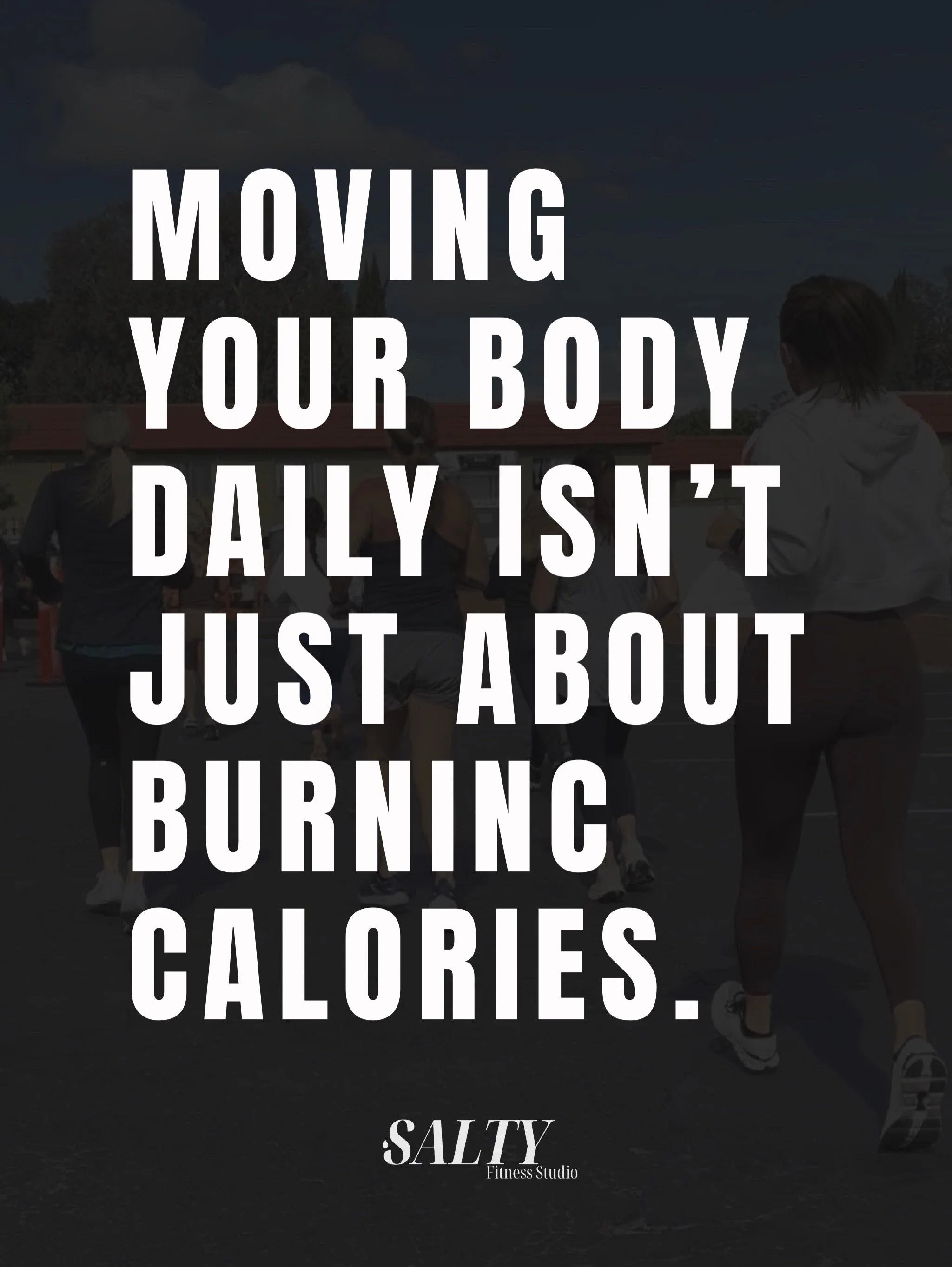 People think fitness is only about weight loss.
But most of the real benefits happen outside the gym.

Better mood. Better sleep. Less stress. More confidence. More energy for your family, work, and life.

Daily movement changes more than your body!
