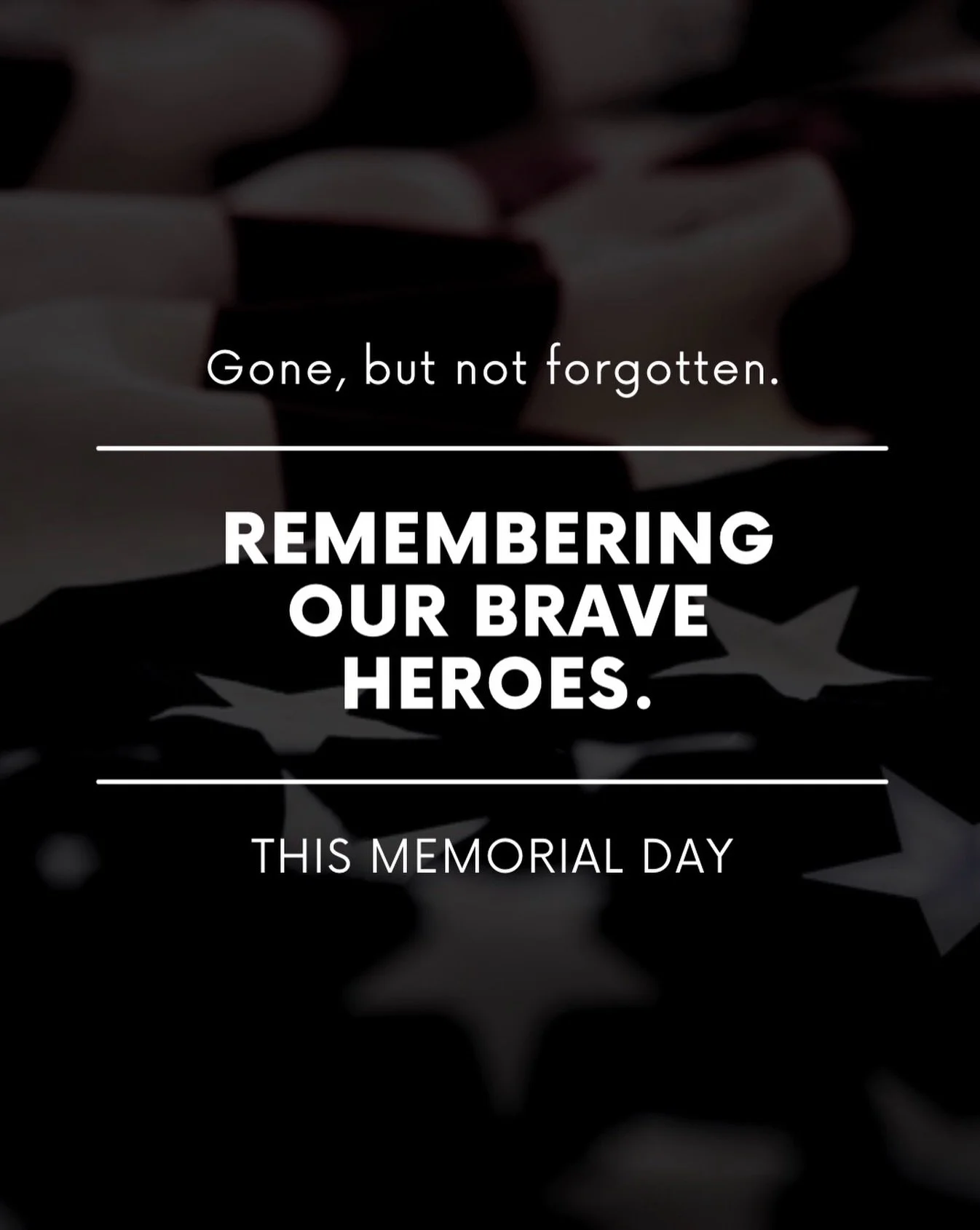 To the men and women who gave their lives protecting our freedom: We are forever in your debt. We thank you. We proudly remember you.

#saltyfitnessstudio #memorialday #orangecountygym