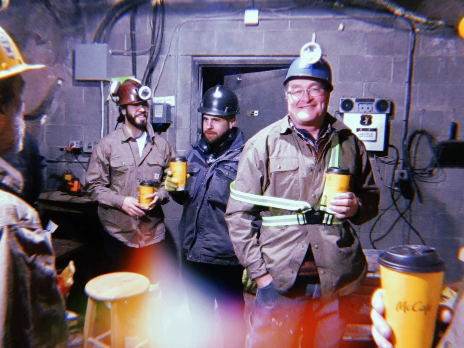 Julio, Jonny and Don, one of our excellent extras in Houghton