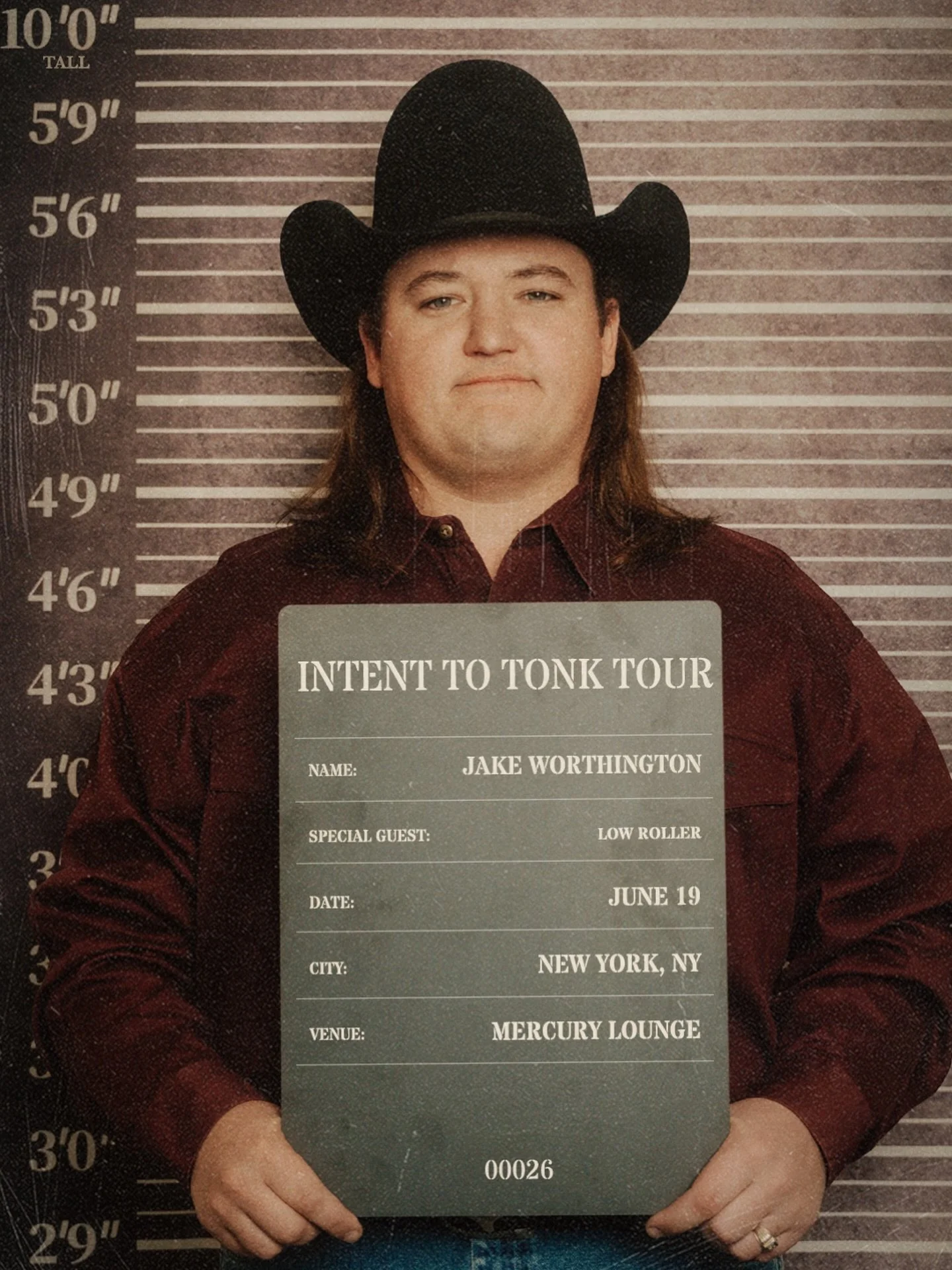 Absolutely thrilled and honored to open for one of my favorite current Country Artists, @jake.worthington on June 19th @mercuryloungeny . Joined by an amazing band, @artsynouveau @chrisluq1 @friedsound @_johm_ , come on out for some real-deal Honky-T