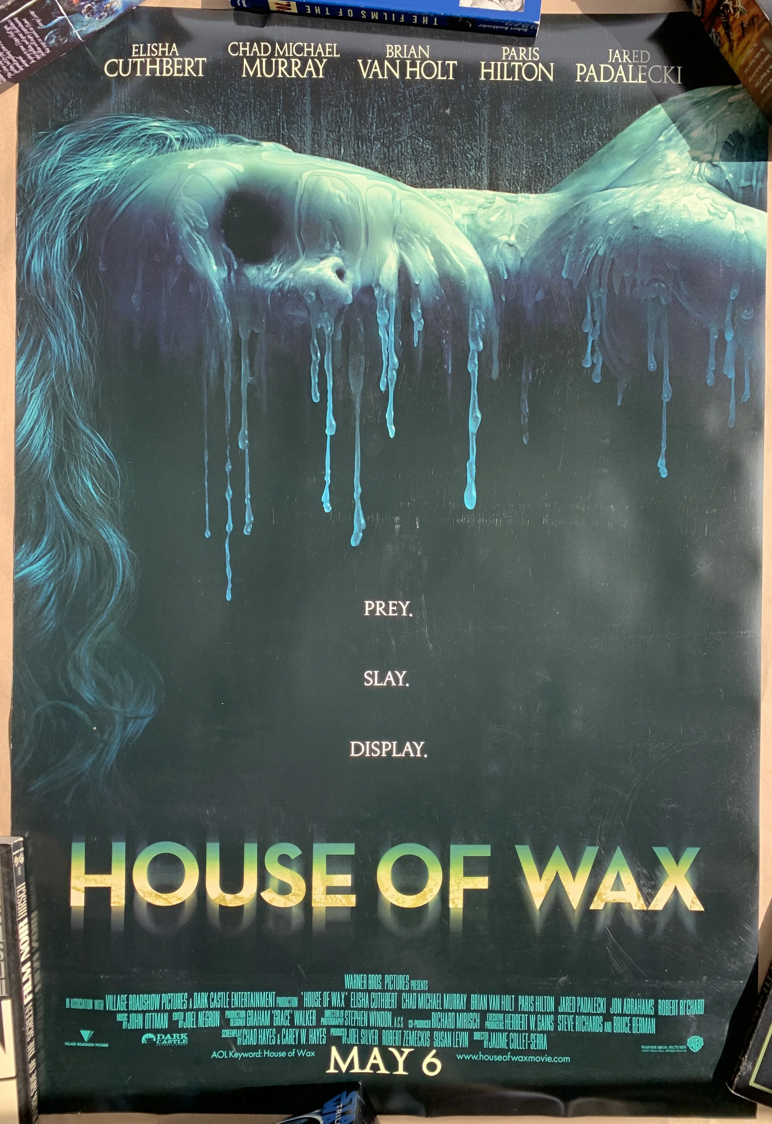 HOUSE OF WAX (2005) ORIGINAL ADVANCE ONE SHEET MOVIE POSTER