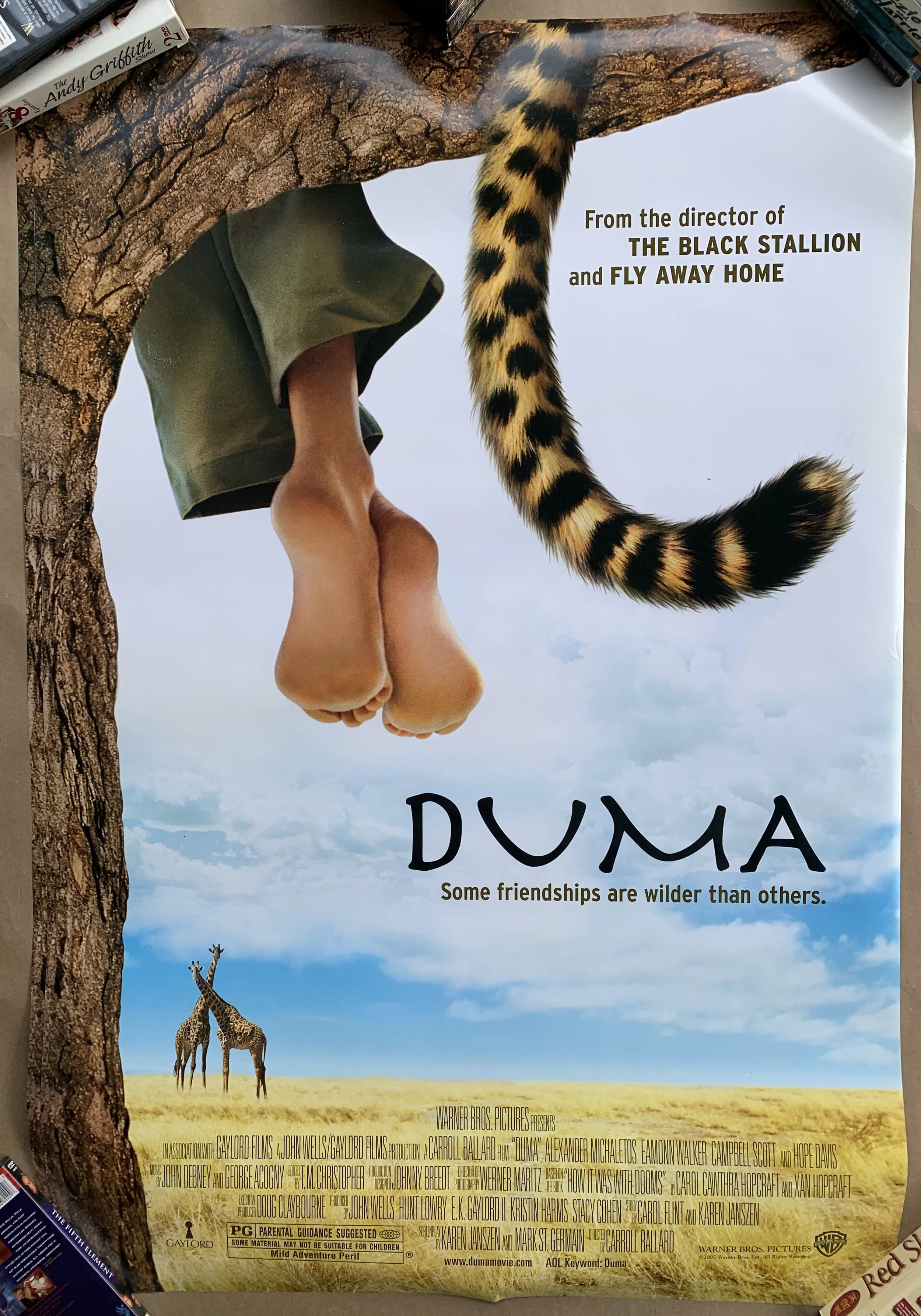 DUMA (2005) Original Theatrical One-Sheet Movie Poster FEROCIOUS POSTERS & ART
