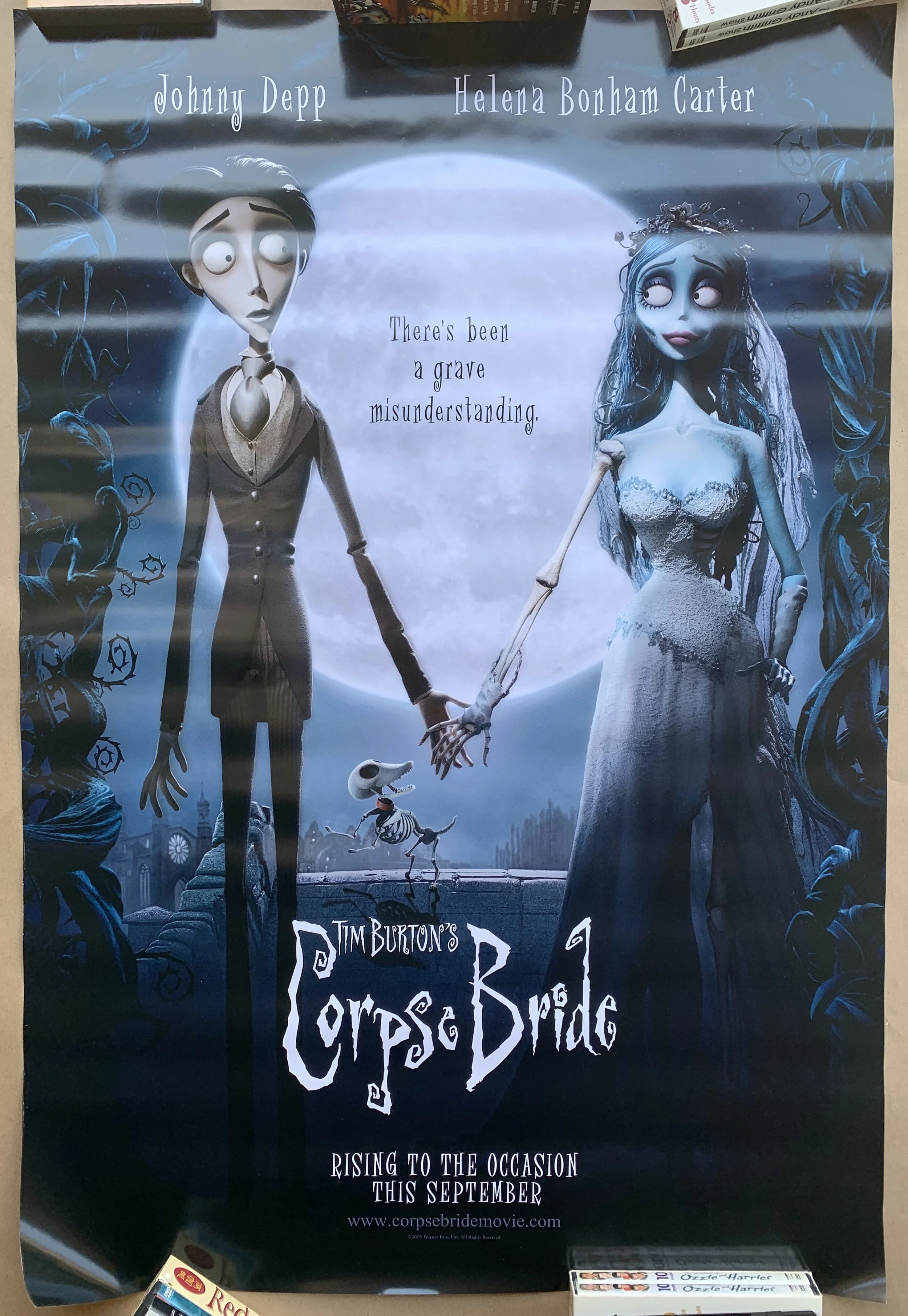 CORPSE BRIDE (2005) Original Theatrical Teaser One-Sheet Movie Poster FEROCIOUS POSTERS