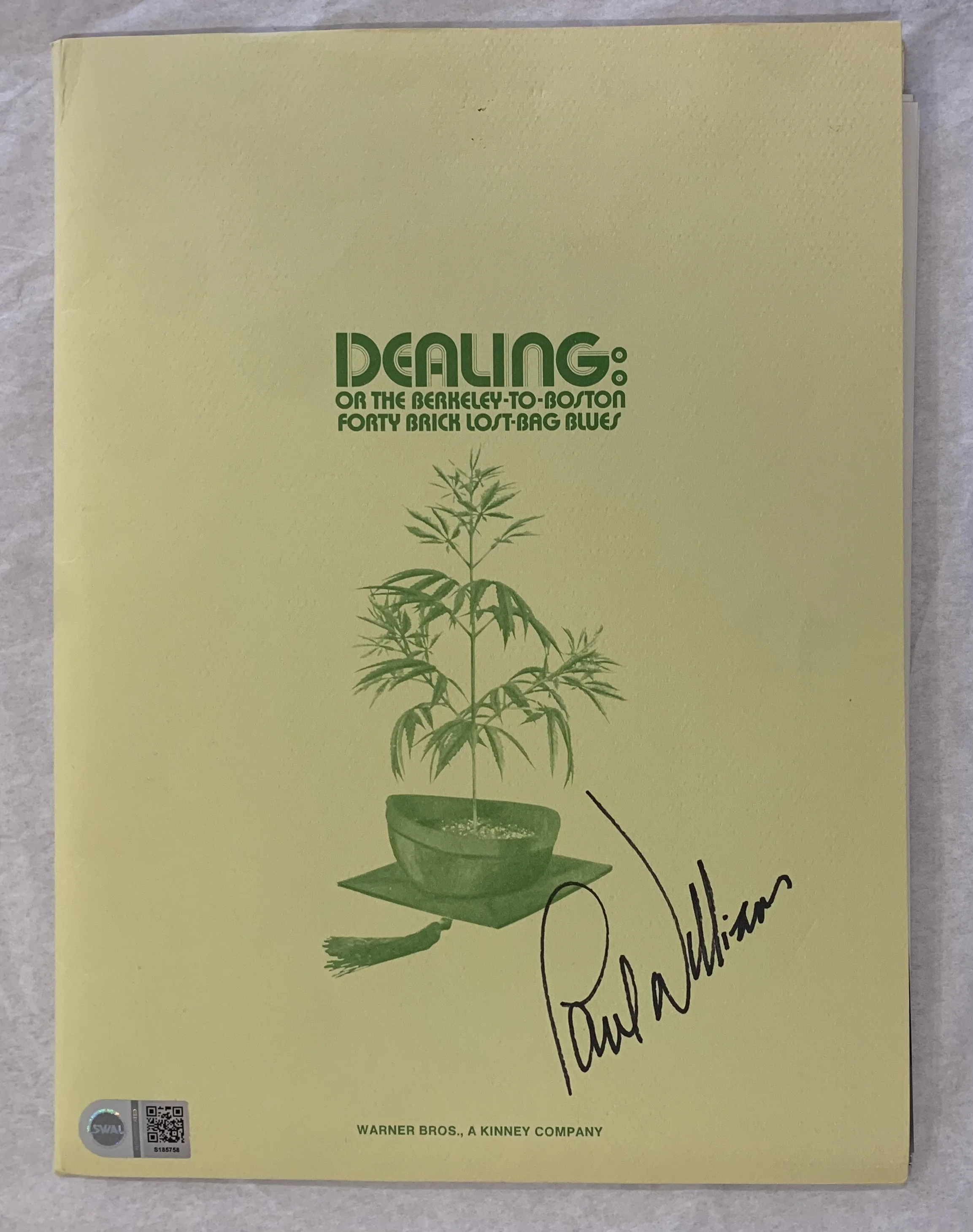 DEALING (1977) Signed Rare Press Package