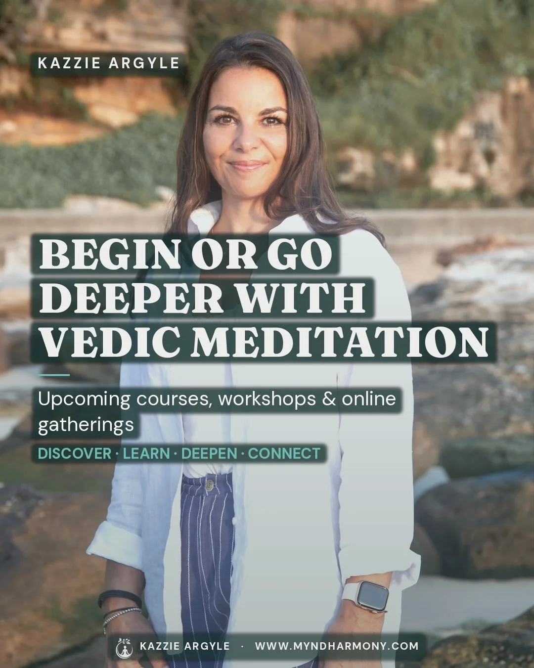 Every meditation journey begins with curiosity.

Perhaps something in you is asking for a different way of being. A way to feel less caught up in the noise of life and more connected to yourself beneath it all.

You may be curious to find out more, r