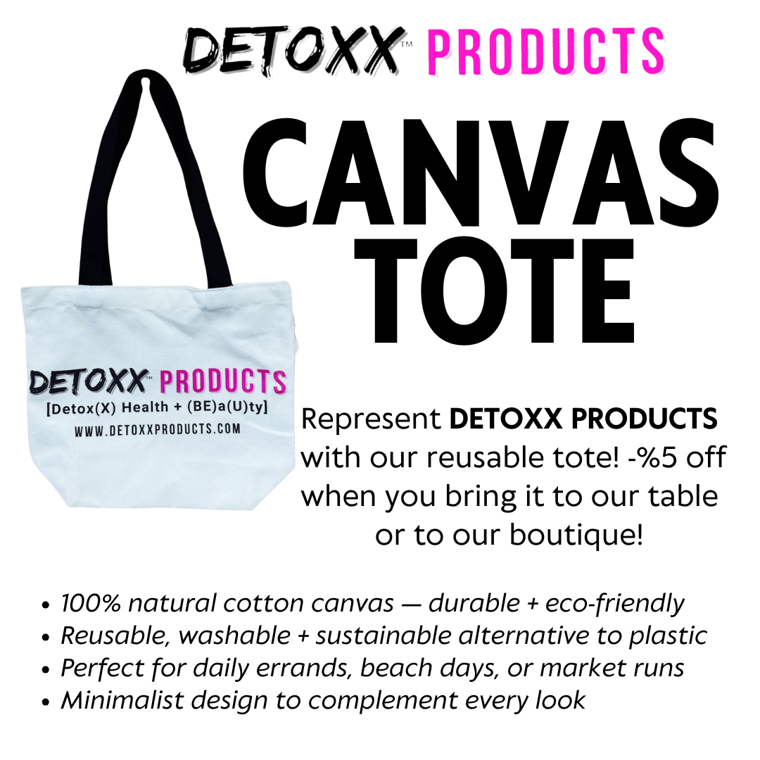 Medium DETOXX PRODUCTS Canvas Bag