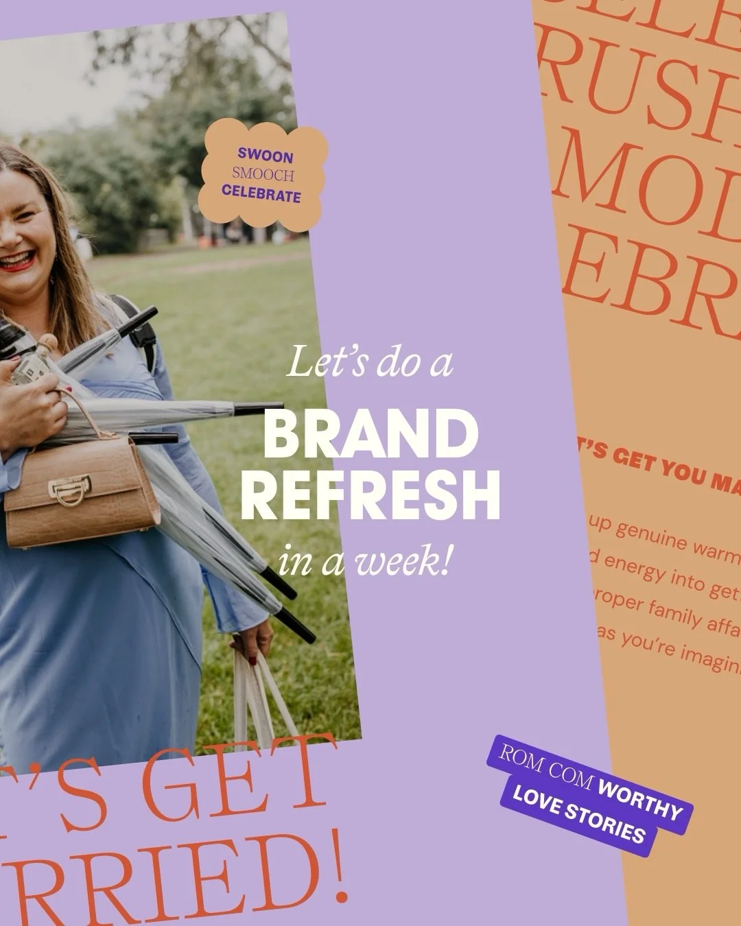 Monday: a vision in her head.
Friday: &ldquo;I cannot explain how obsessed I am.&rdquo;

Same client. Five days apart. That&rsquo;s a Brand Fling week.

A full brand identity built completely around Liz&rsquo;s unique point of view, delivered by Frid