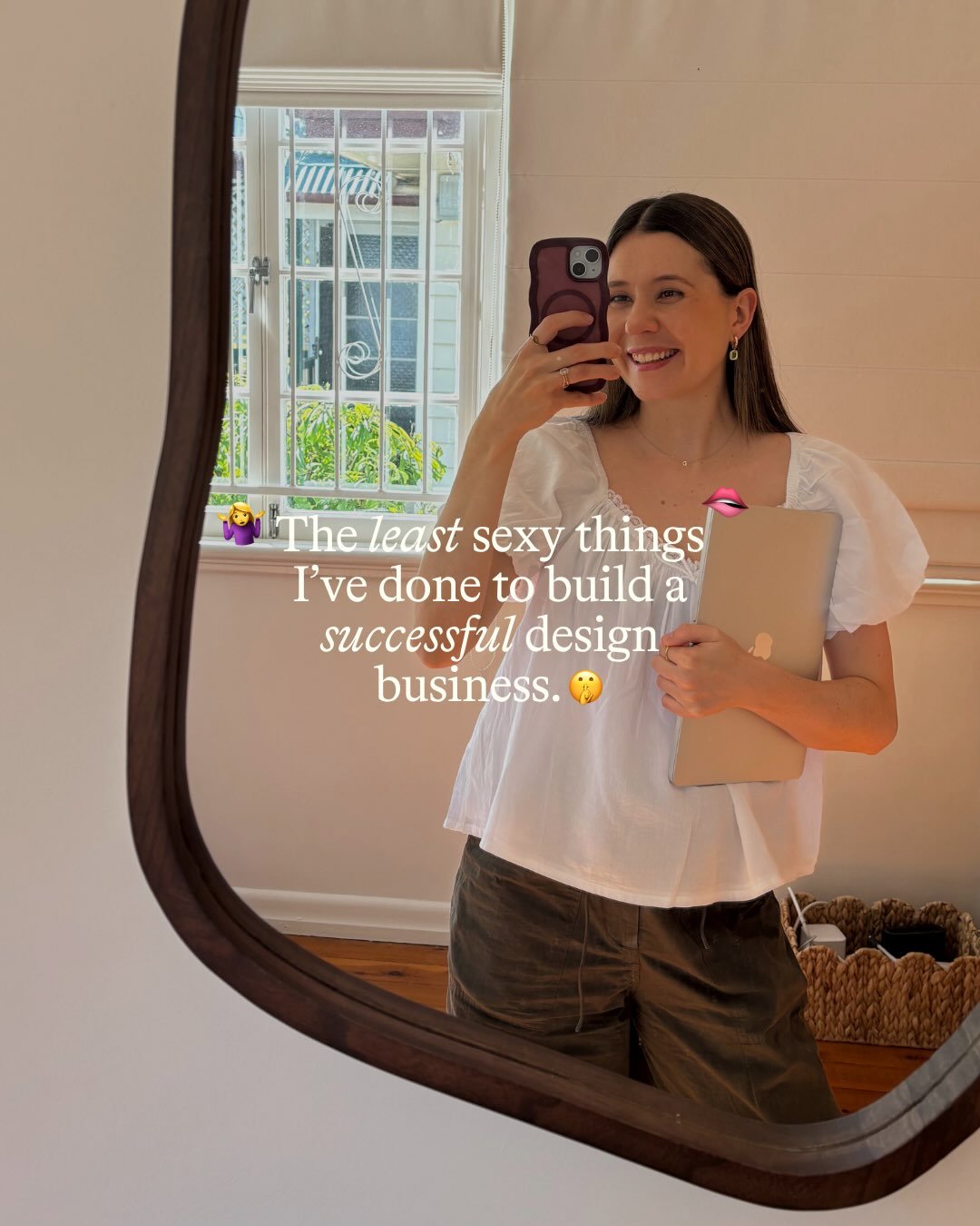 Turns out being good at design and being good at running a design business are two verrrry different things 😂

And honestly, some of the things that have made the biggest difference to Studio Wednesday have been the most boring.

Systems. Boundaries