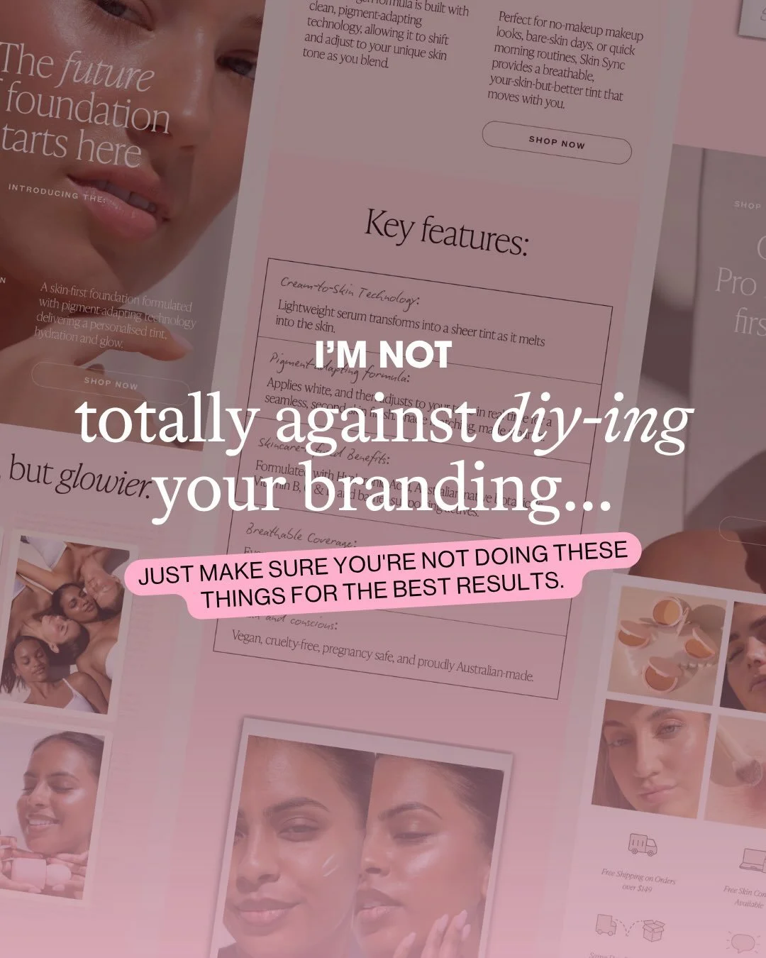 Unpopular opinion from someone who literally makes money designing brands: you do NOT always need to pay someone to do yours!!! 🙈

Oop. 

There are absolutely stages of business where I&rsquo;d rather see you DIY something, get yourself out there an