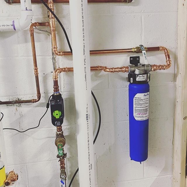 Finally no more spring time chlorine showers when they clean the main water lines in Fairfax... contact me if you want one in your house! We also install the Moen Flo device which is baller if you want to track your usage and potential leaks. #GCLLC 