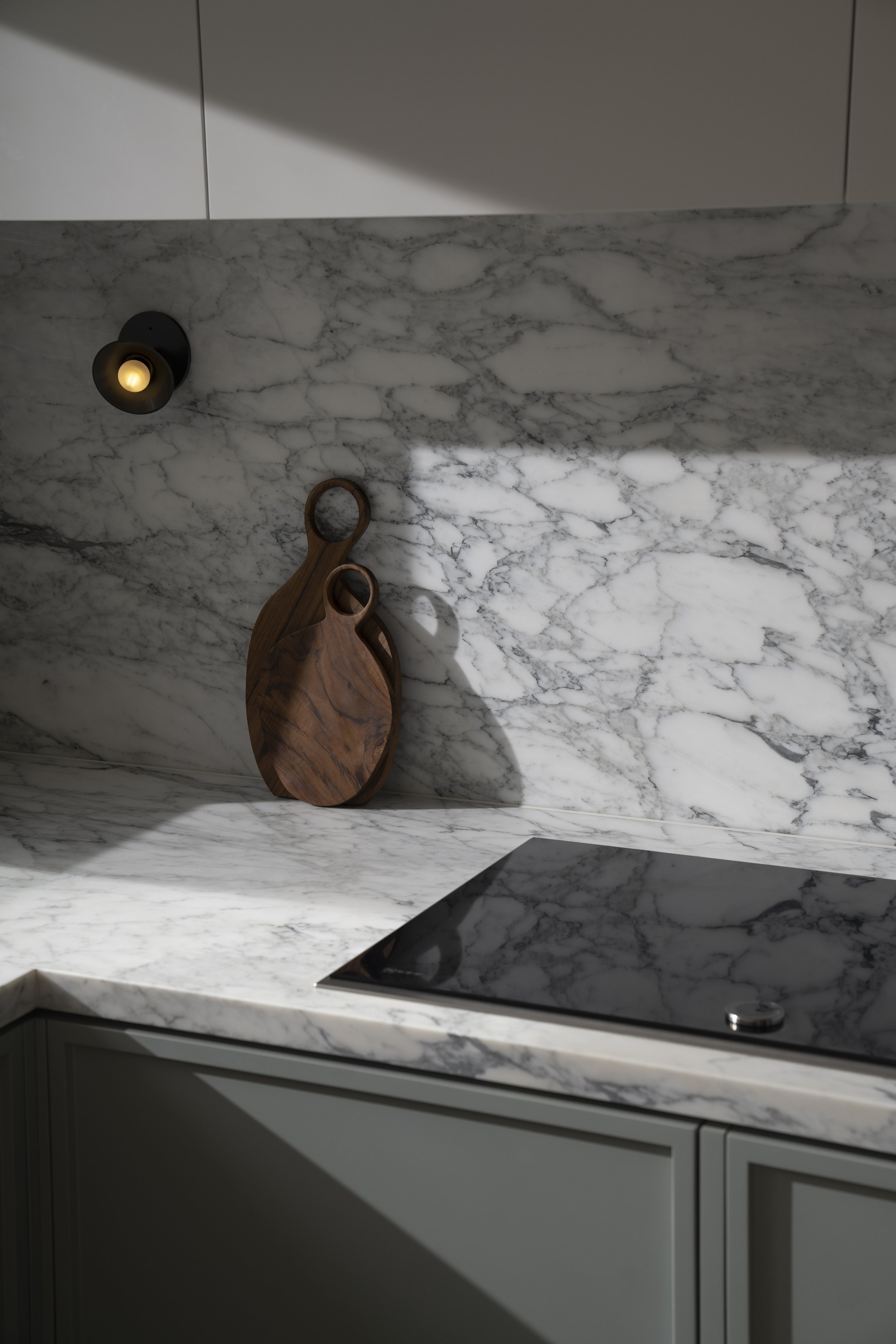 close up of kitchen joinery
