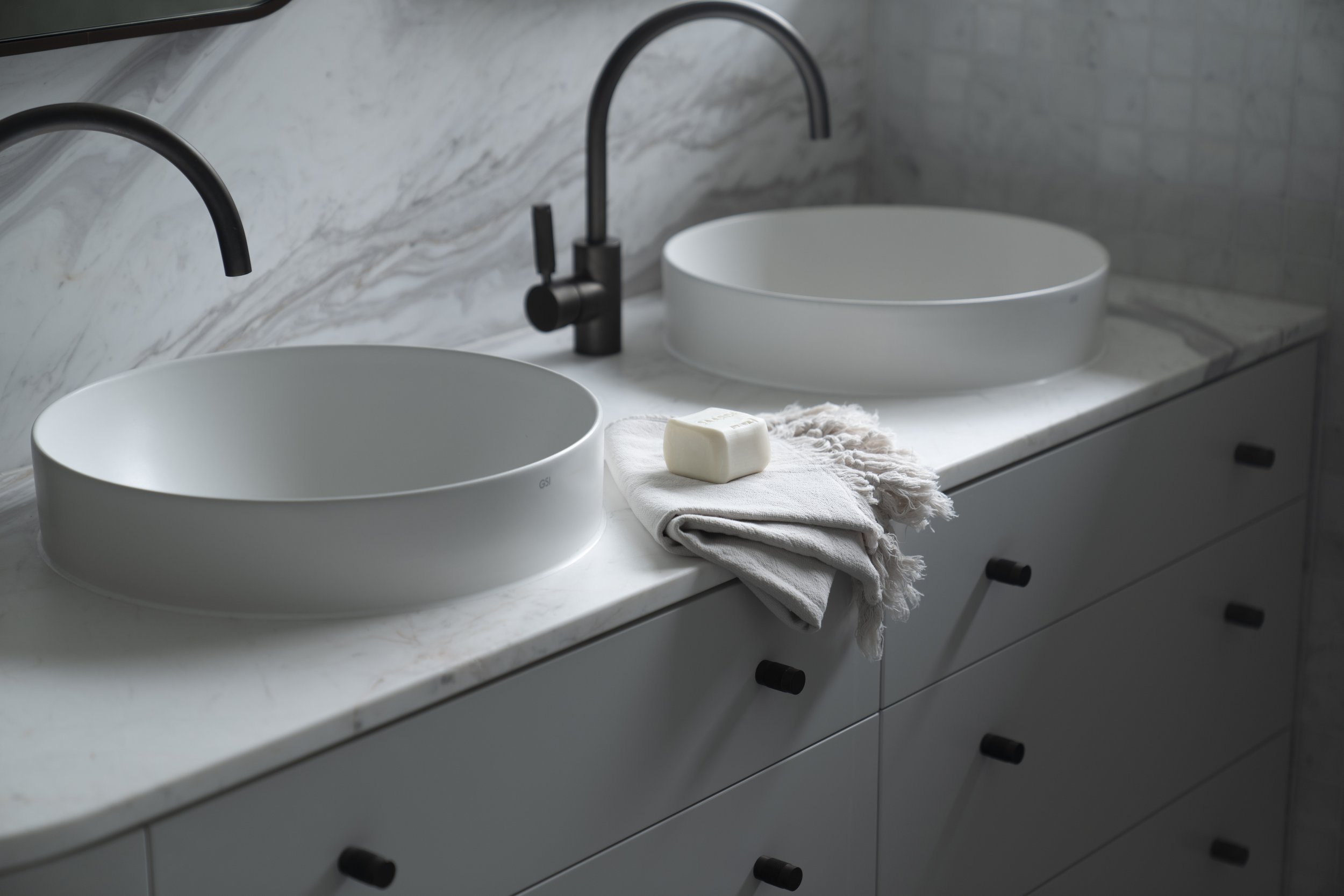 bathroom double vanity