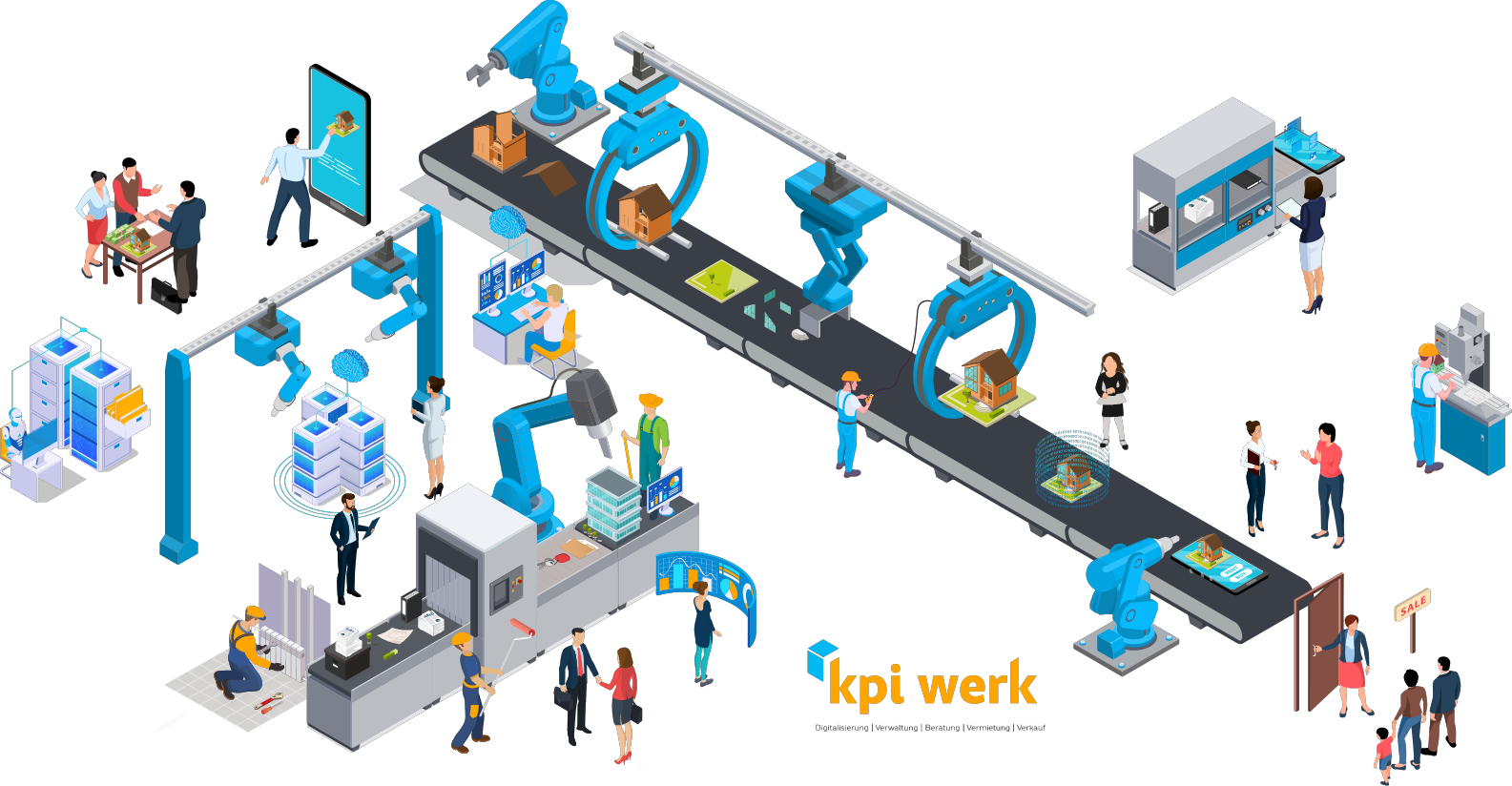 kpi werk - Fließband