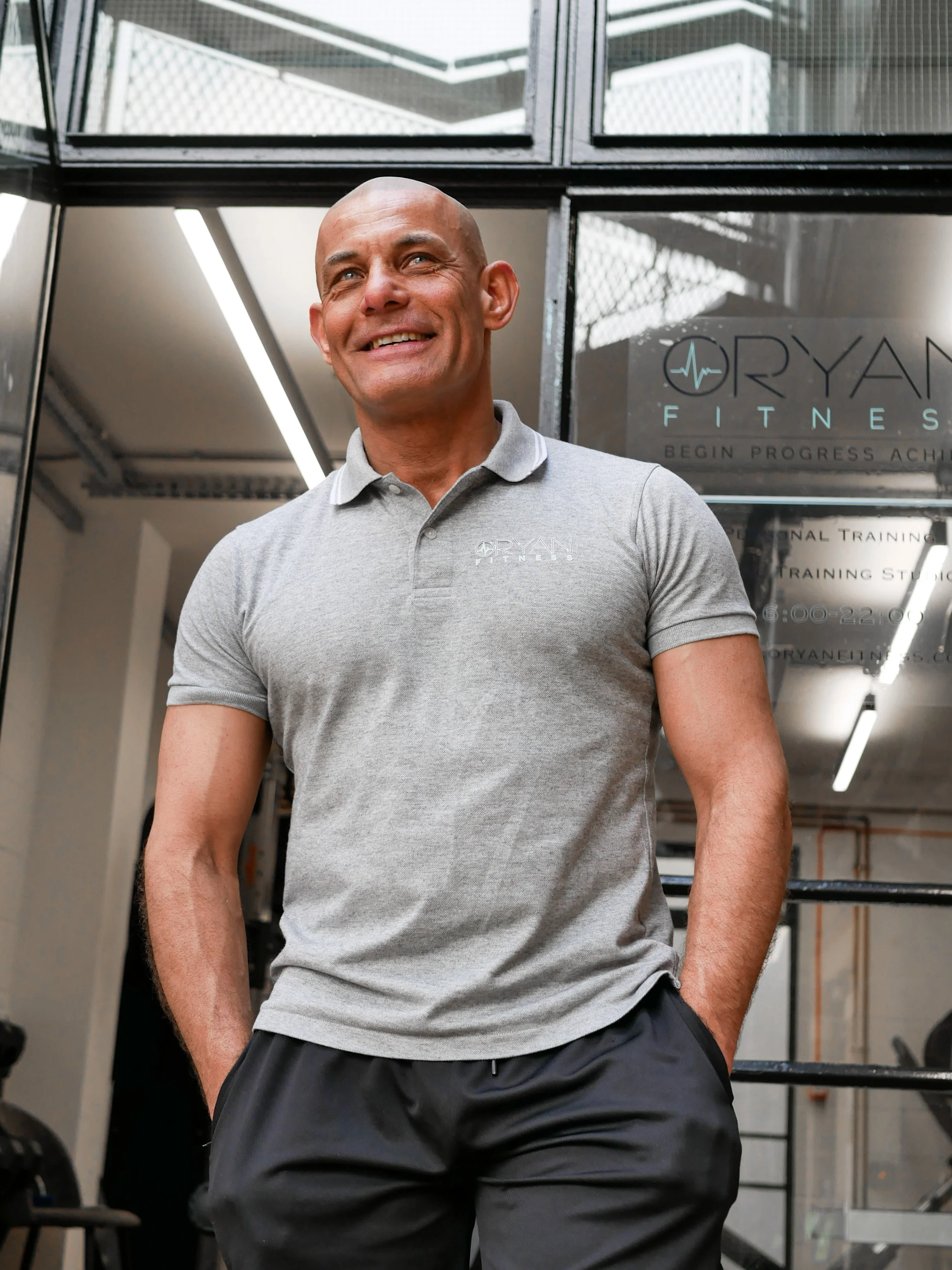 Omar Ryan, personal trainer and founder of Oryan Fitness, private personal training studio in Islington, London