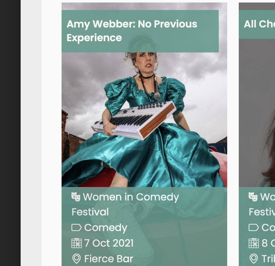 Amy Webber: No Previous Experience (solo comedy show)