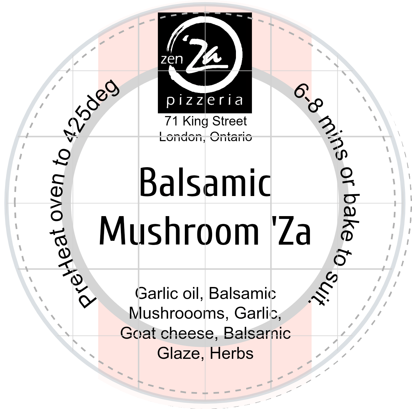 Balsamic Marinated Mushroom ‘Za