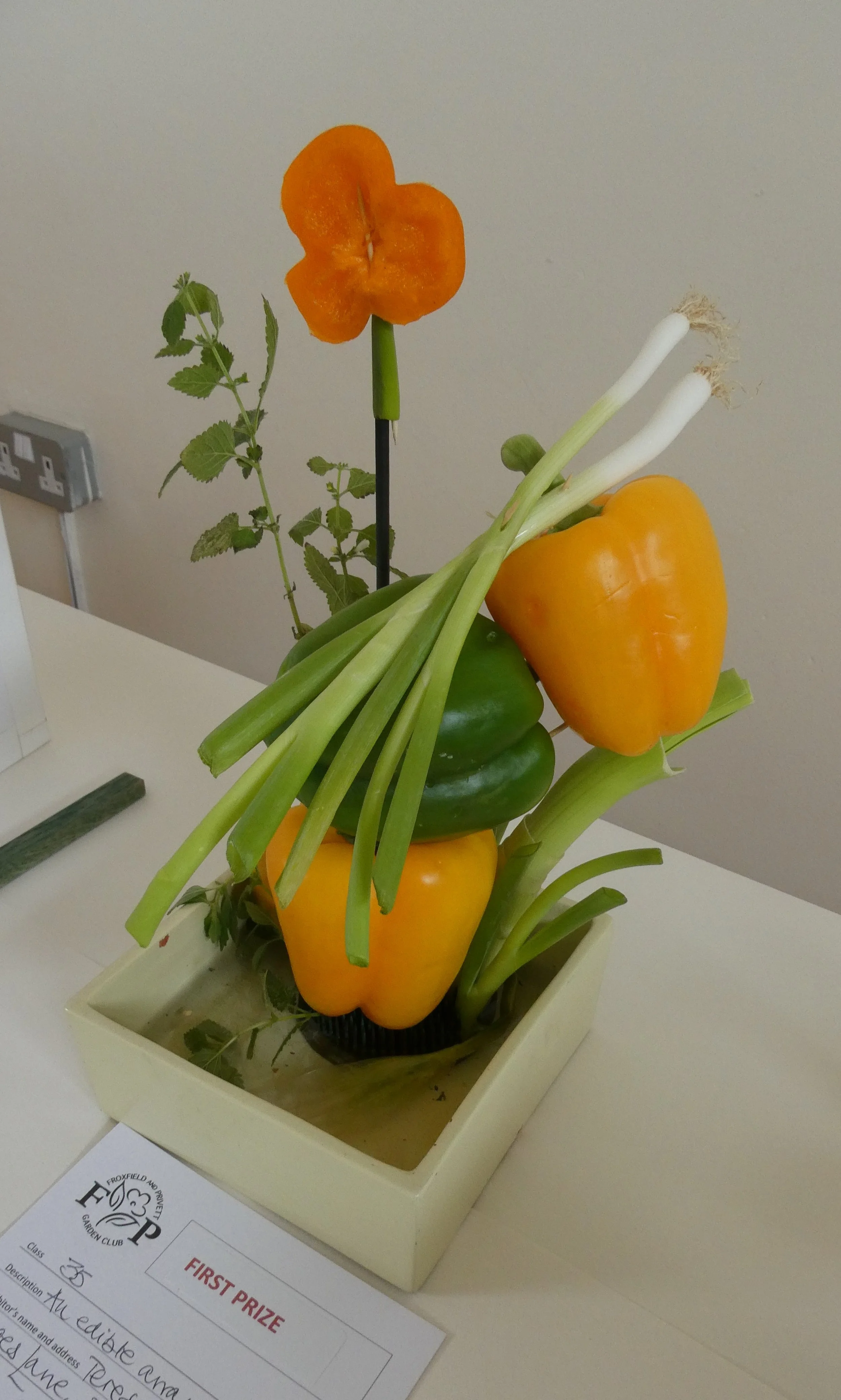 An edible arrangement