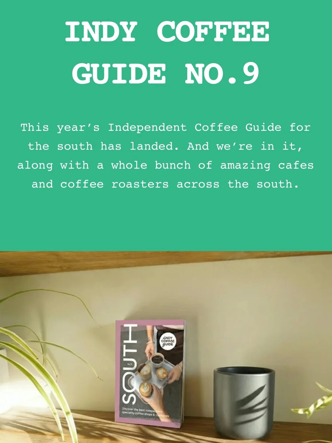 The @indycoffeeguide is OUT NOW and we&rsquo;re in it 🙌 and we highly recommend purchasing a copy before Christmas. 

Not only can it be used as an informative guide and thoroughly enjoyable read - it&rsquo;s also makes a great talking point, and ca