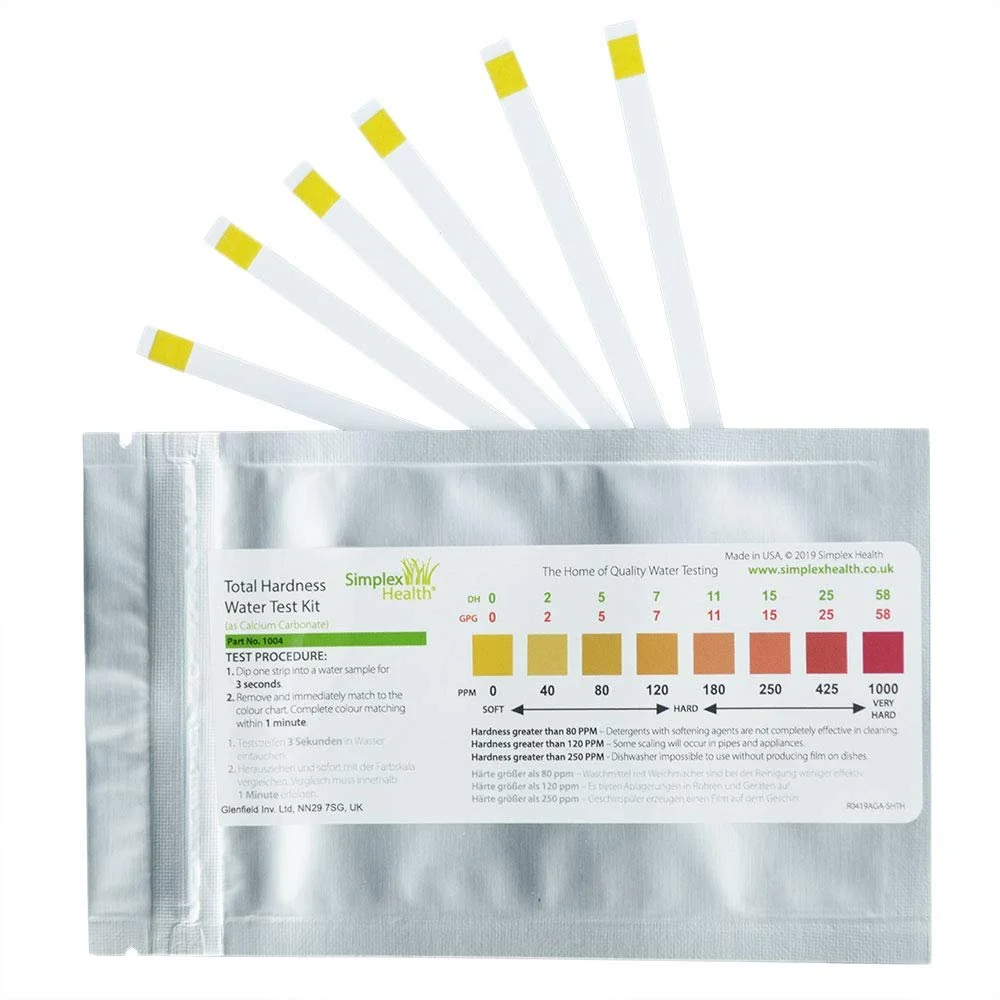 water eczema psoriasis hardness test strips
