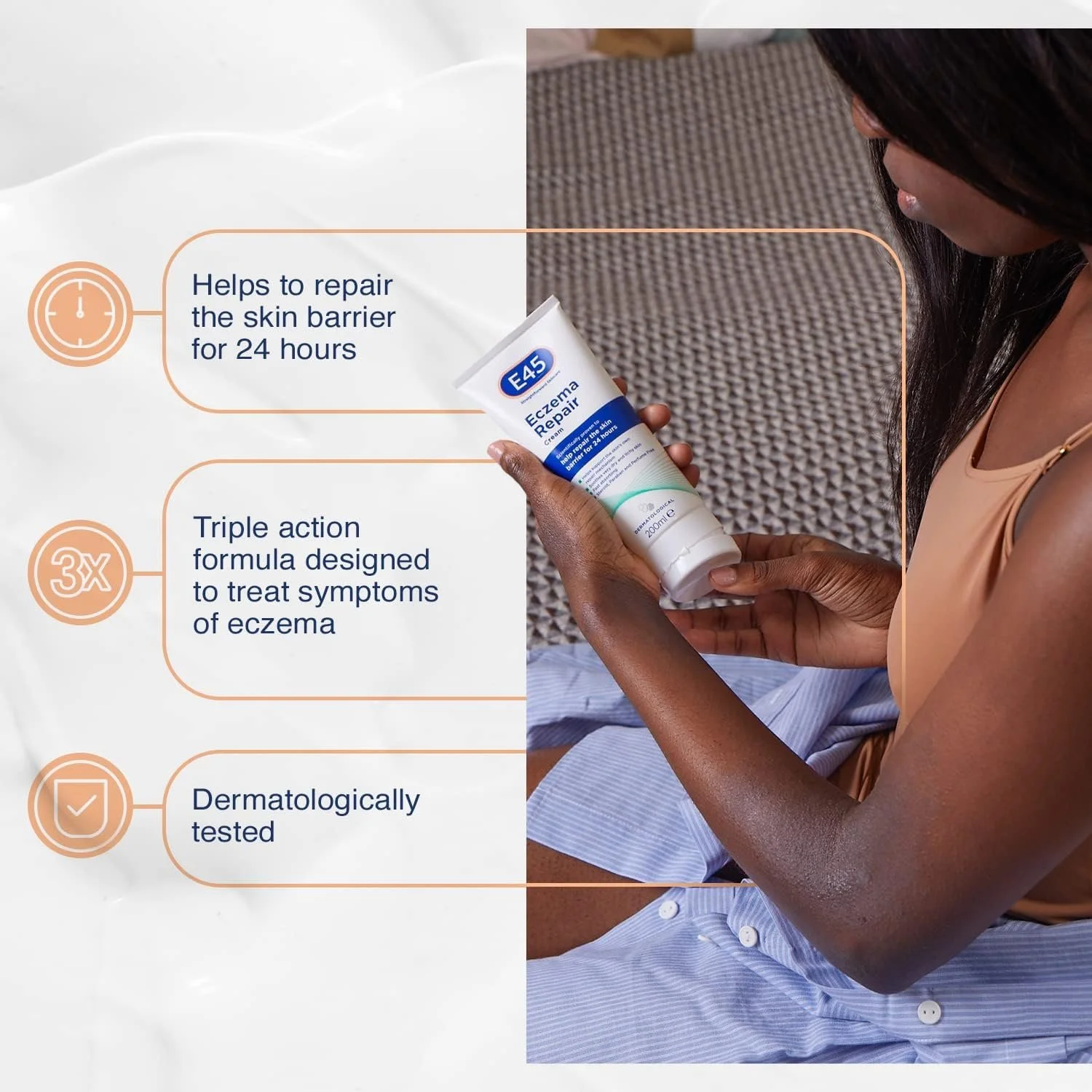 black skin eczema repair cream