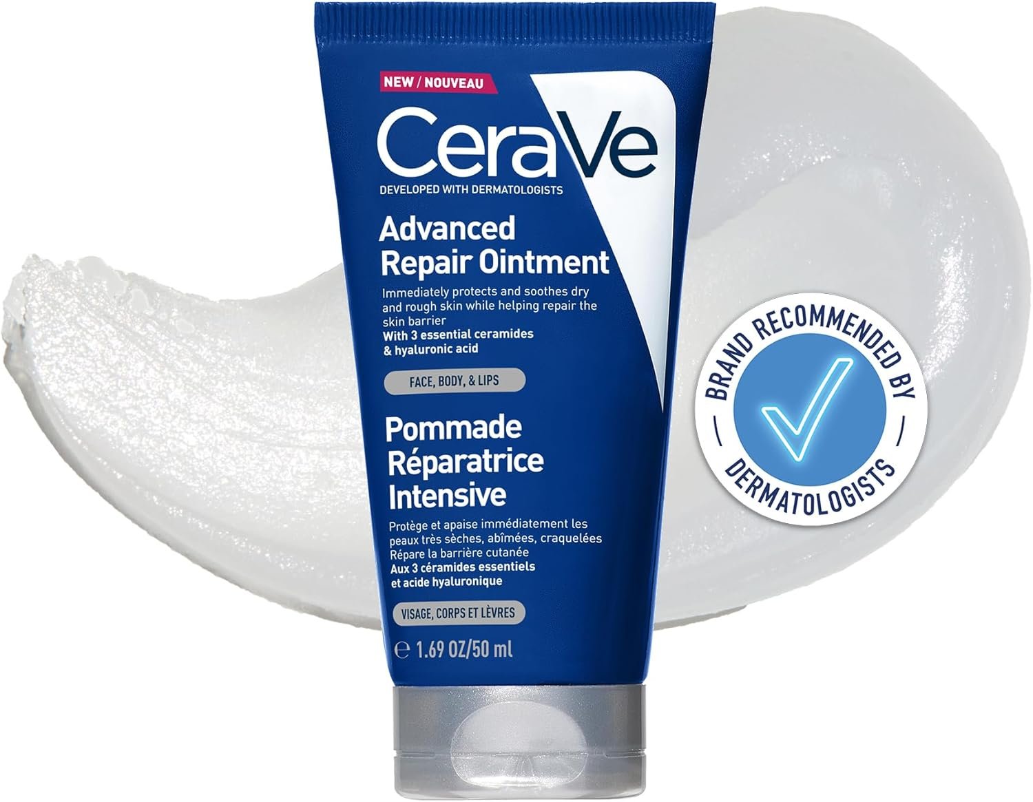 CeraVe healing ointment ceramides petrolatum nummular eczema atopic barrier repair overnight