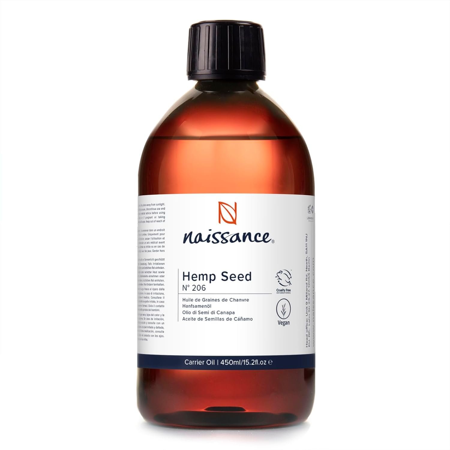 Naissance hemp seed oil linoleic acid GLA acne-prone skin barrier comedone