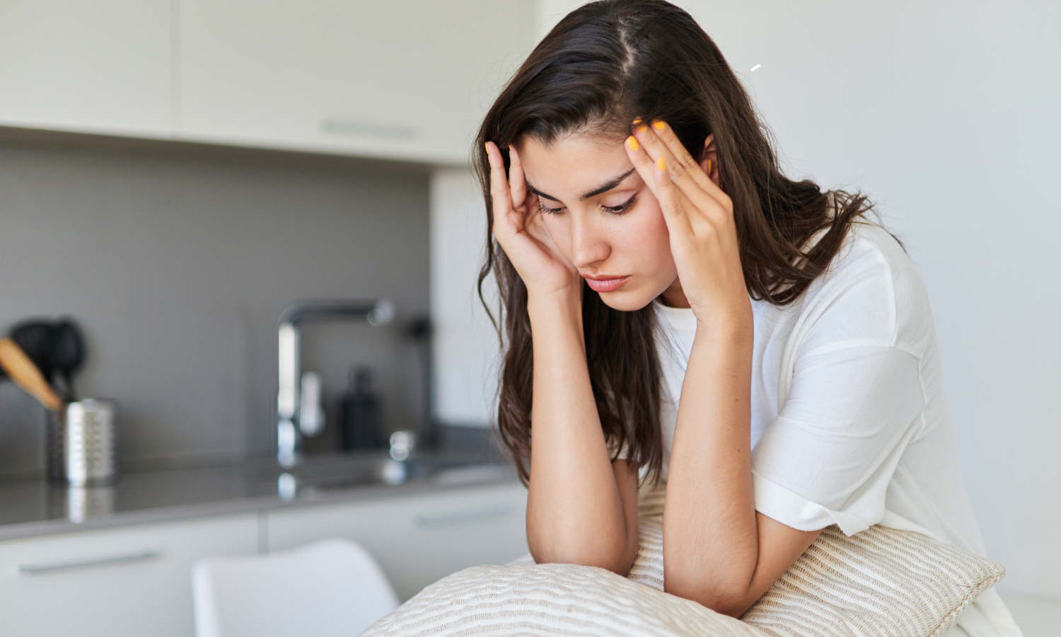 Person with eczema managing anxiety — nervous system cortisol HPA axis and substance P neurogenic inflammation cycle
