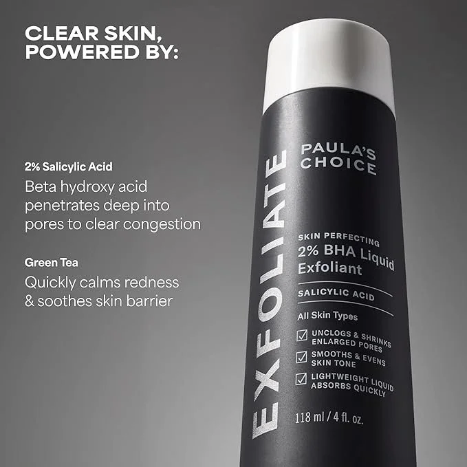 acne serum bha liquid exfoliant