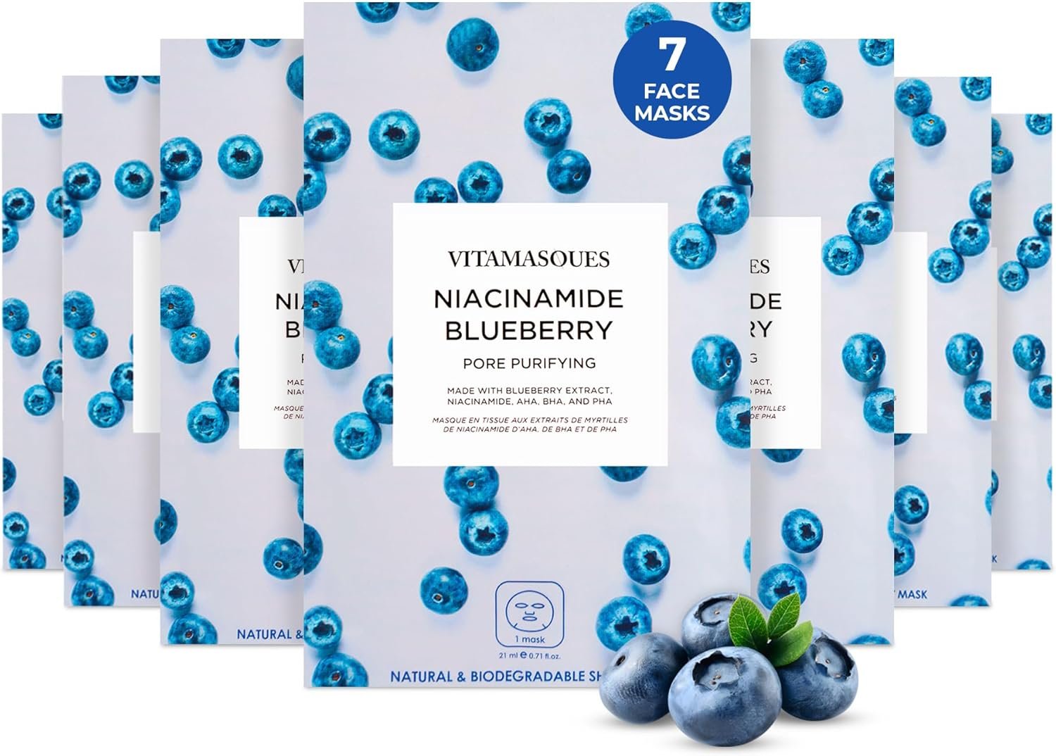 blueberry face sheet masks eczema psoriasis