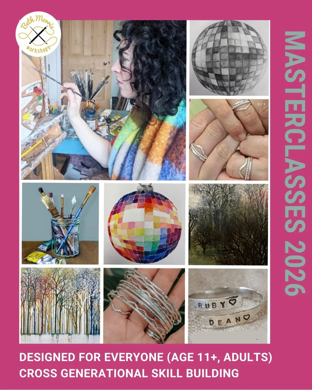 Masterclasses for 2026 are live ✨
And yes&hellip; they make the best Christmas gifts.

Give a creative experience.
Something to look forward to.
Something that builds skills, confidence, joy.

Our masterclasses are for ages 11+ right through to adult