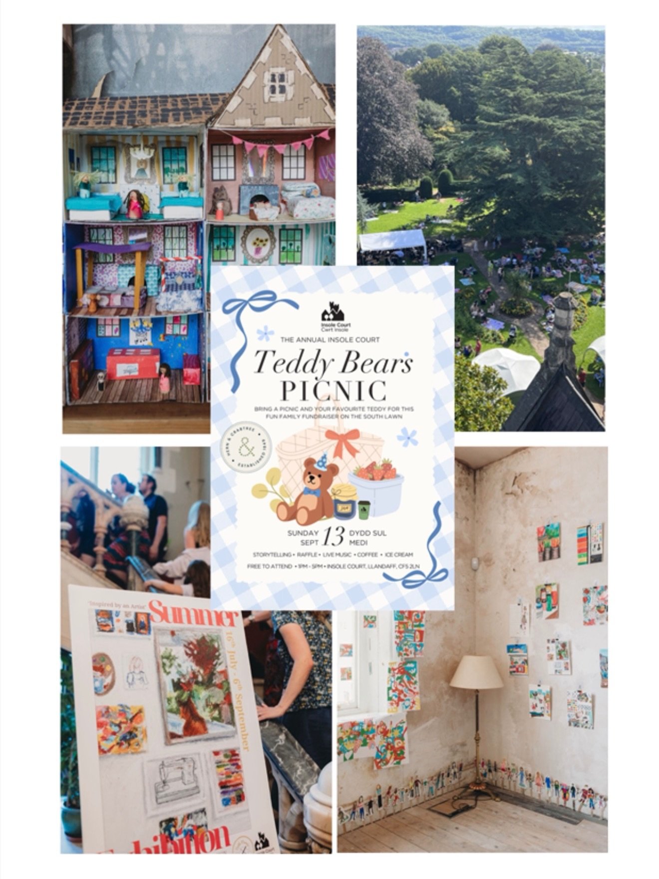 🧸 The Teddy Bears&rsquo; Picnic is back at Insole Court this Sunday!

And for one day only, our Summer Exhibition will be open again too!

It&rsquo;s going to be such a brilliant family day. Grab a picnic, find your favourite teddy and come and enjo