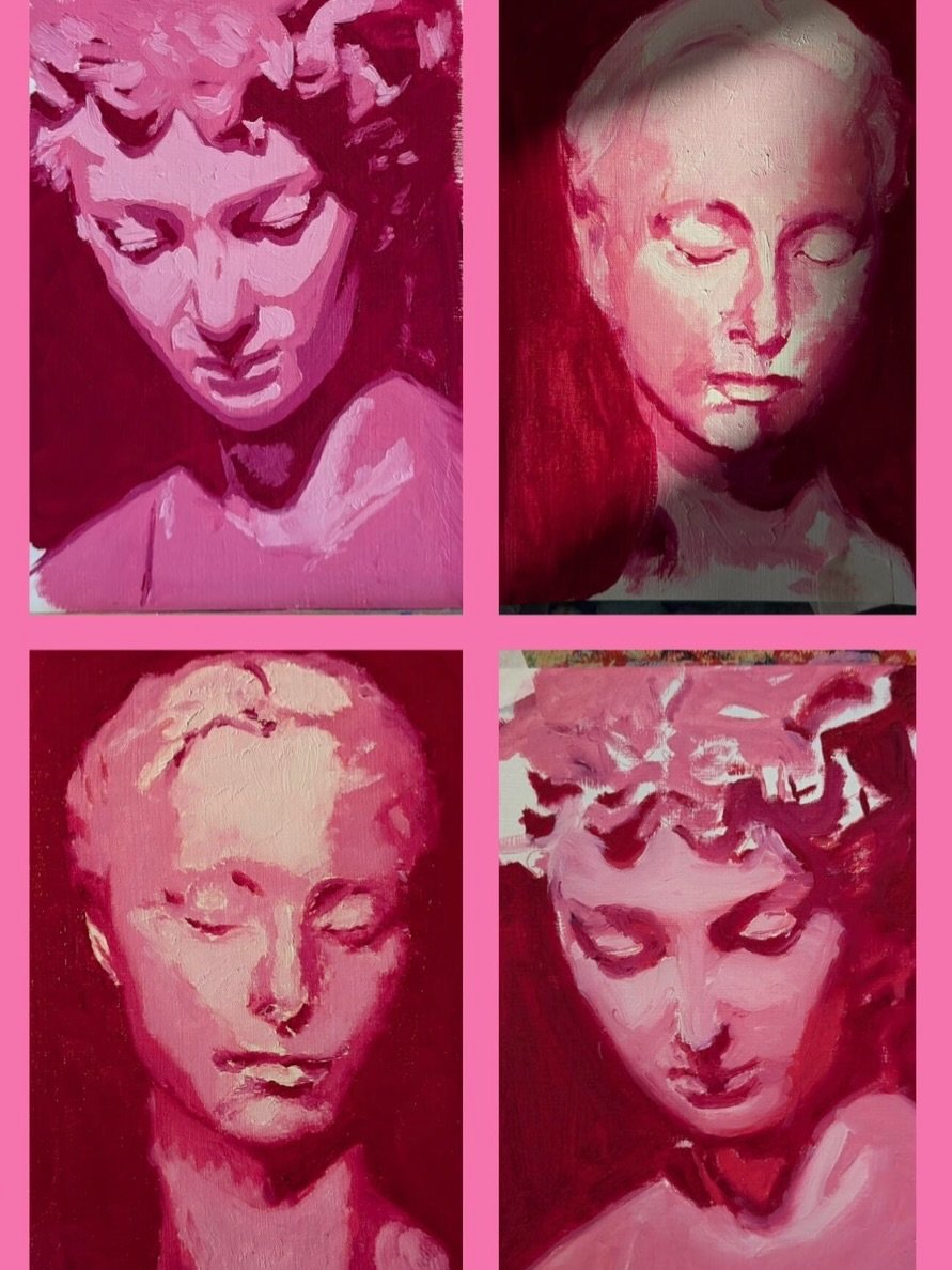 More from Pinkspiration Week&hellip;

What an incredible session with our History of Art oil painters! Working with a palette of pink tones and water-mixable oils, our artists created these stunning paintings of classical casts.

The children arrivin