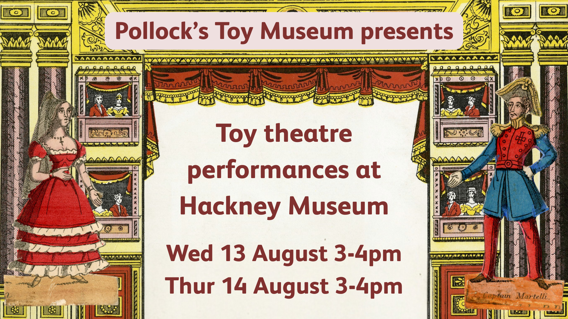 Pollock's toy theatre performances at Hackney Museum