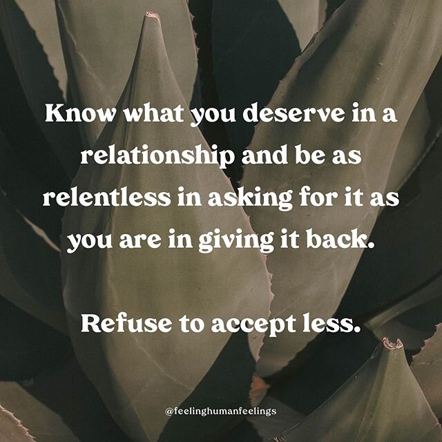 Relationships are hard. Not even just romantic partnerships; I&rsquo;m talking all relationships. Family, platonic friendships, and romantic partnerships.
.
Everyone has different non-negotiables. Now I&rsquo;m talking about what you &ldquo;deserve&r