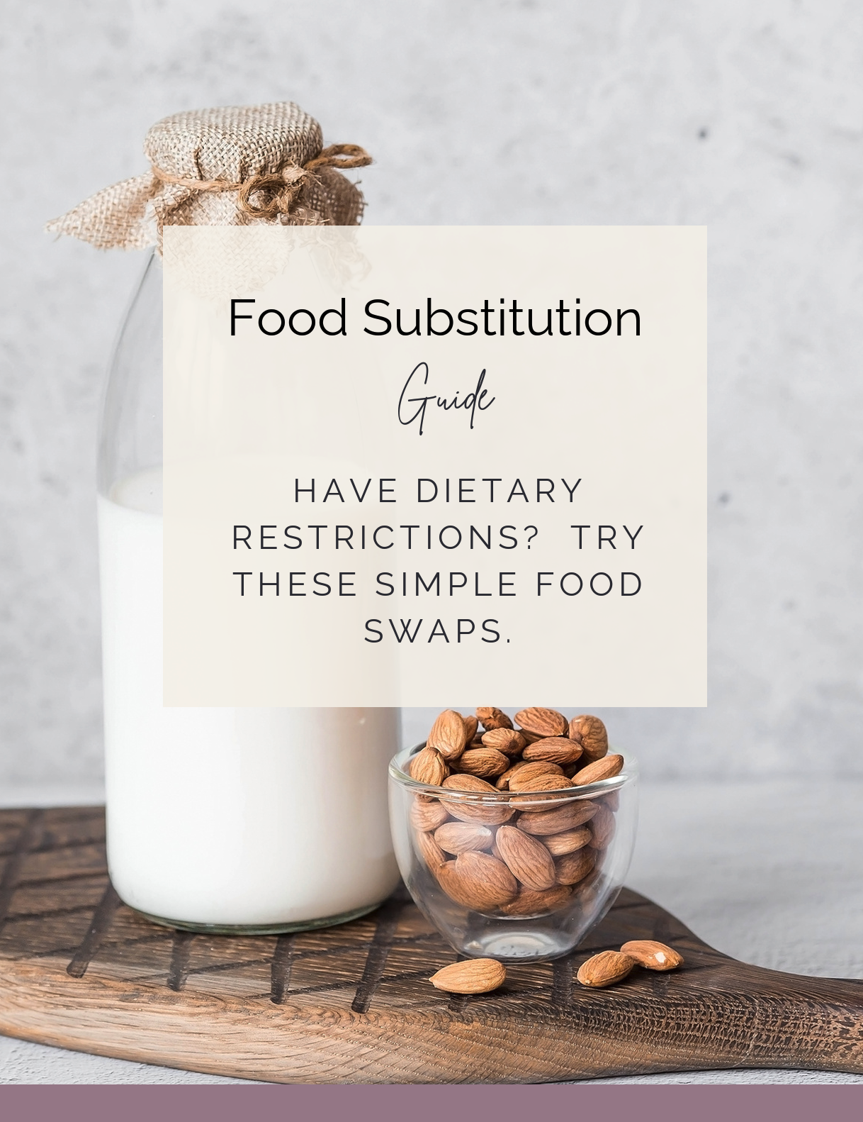 Food Substitution Guid