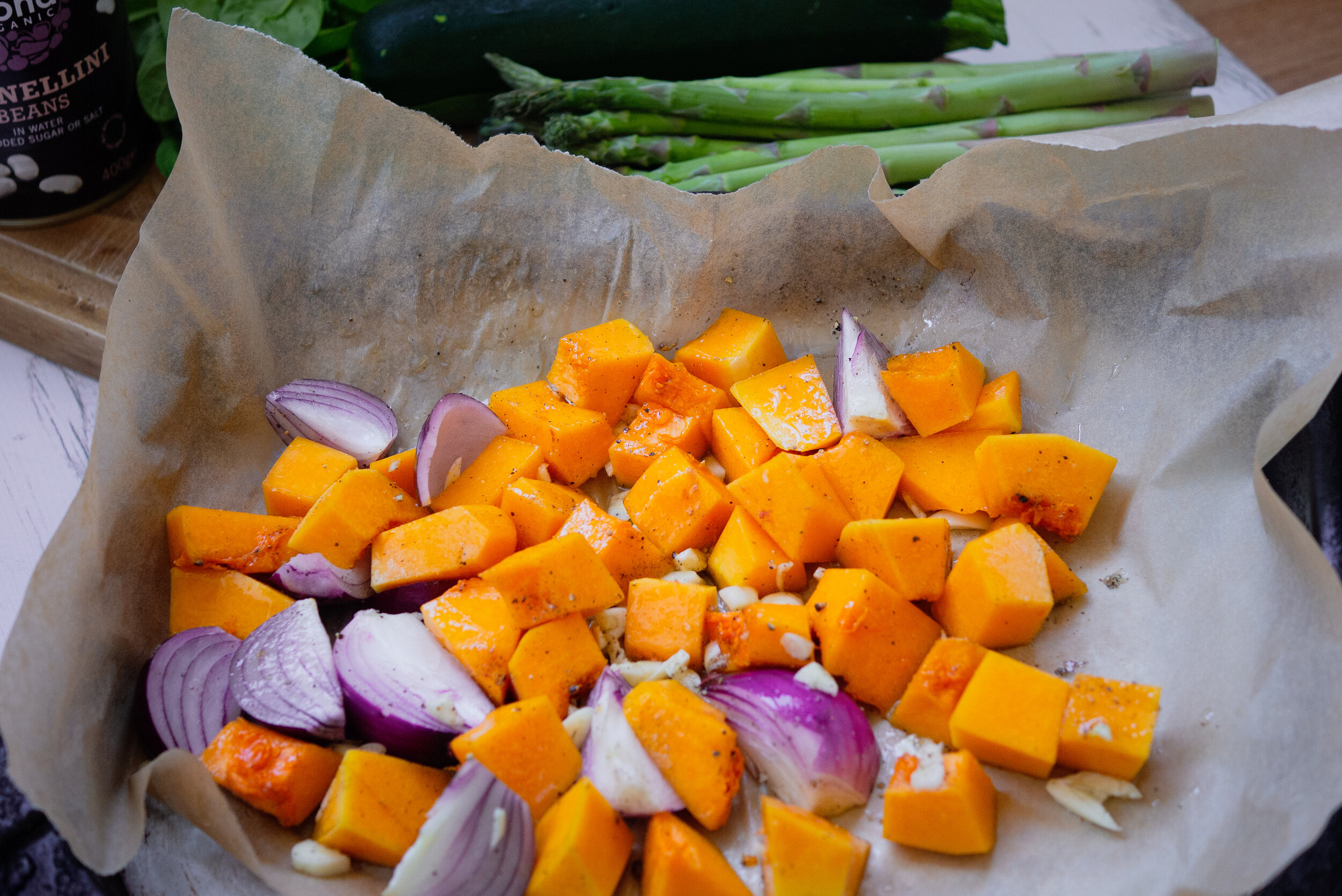 summer salad with white beans by Kam Sokhi mind body &amp; eating coach