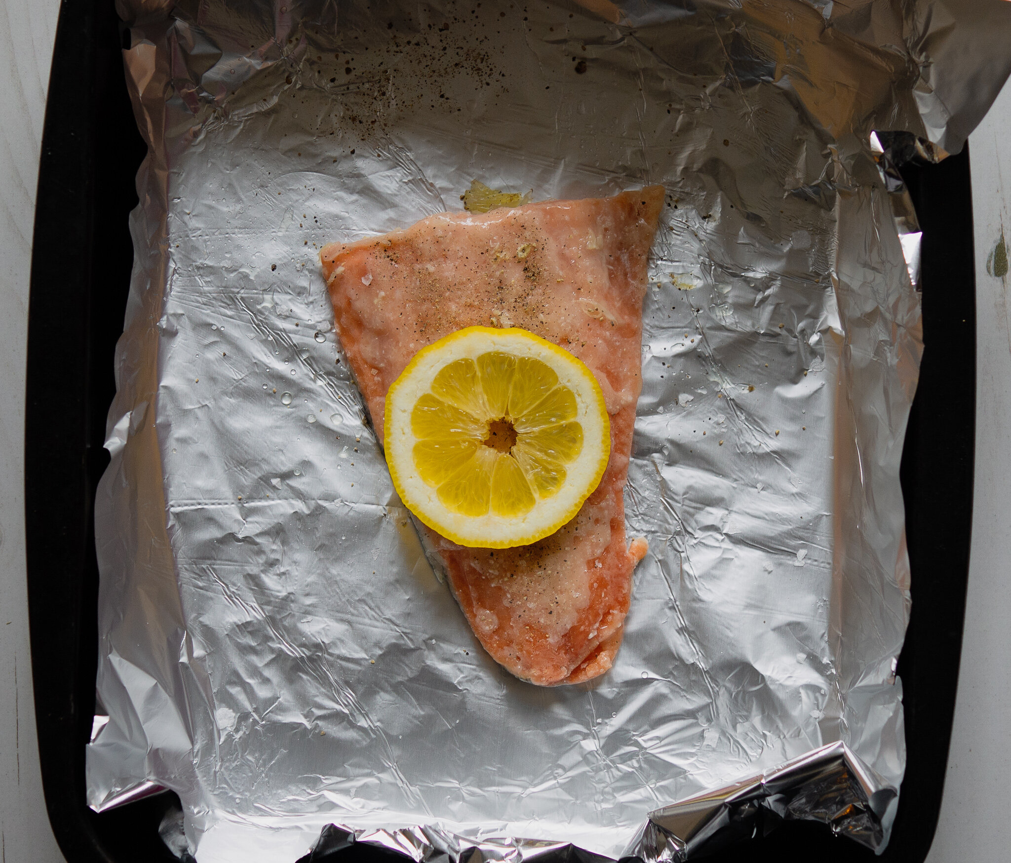 baked salmon in foil by kam sokhi allergy chef 