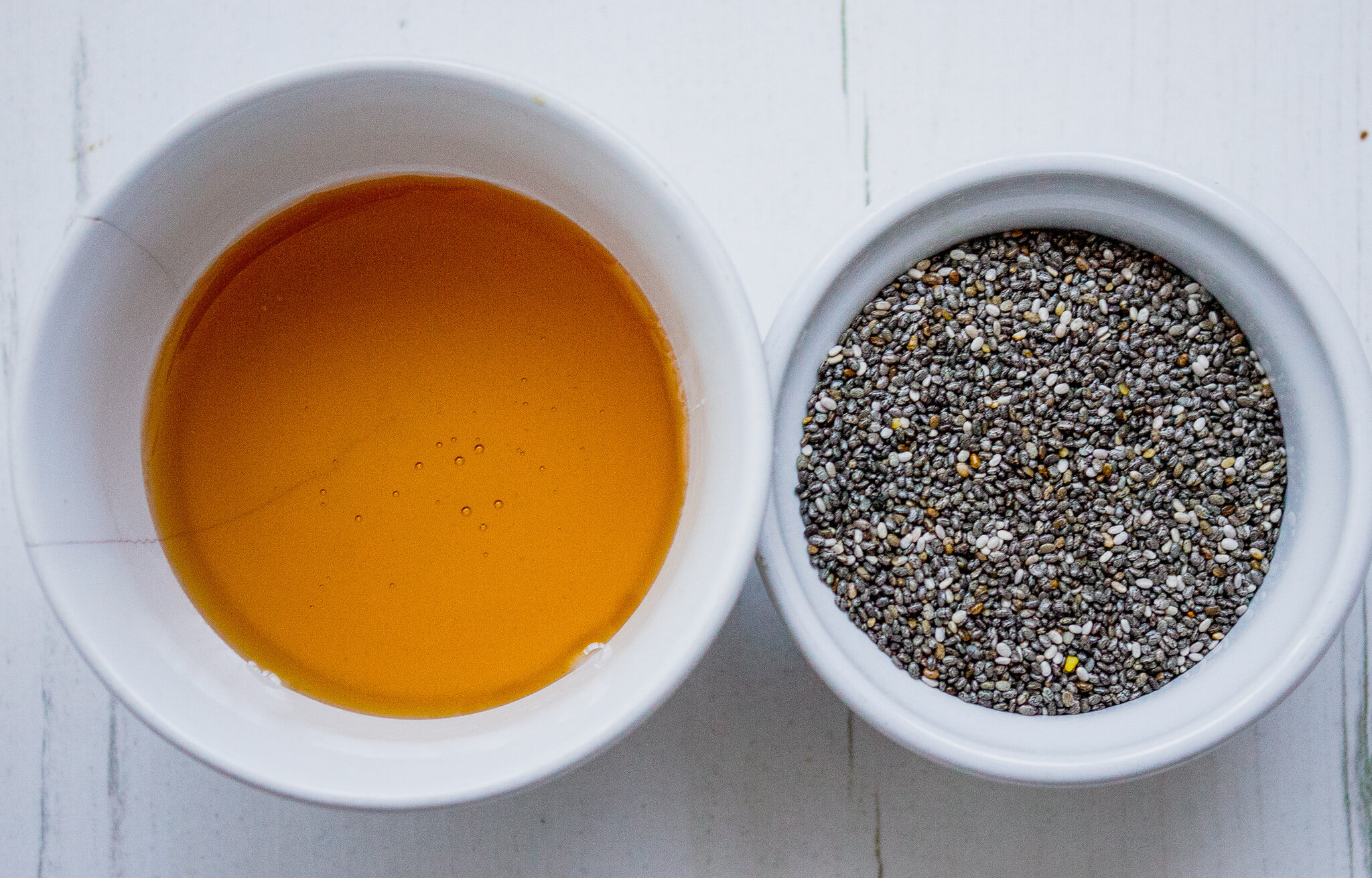 Plum chia jam with figs, orange and blueberries fruity, spicy, tangy