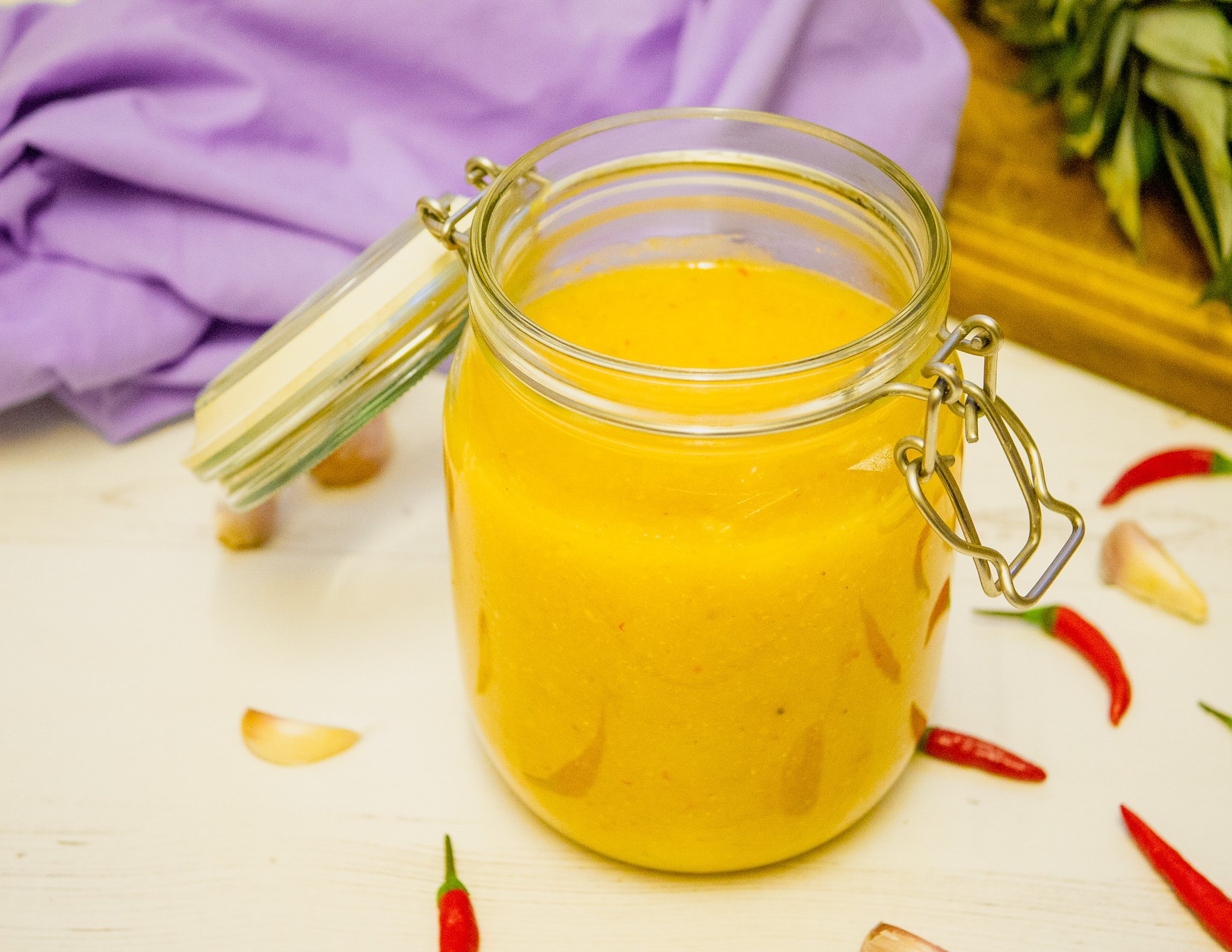 gluten free pineapple chilli sauce by kam sokhi allergy chef 