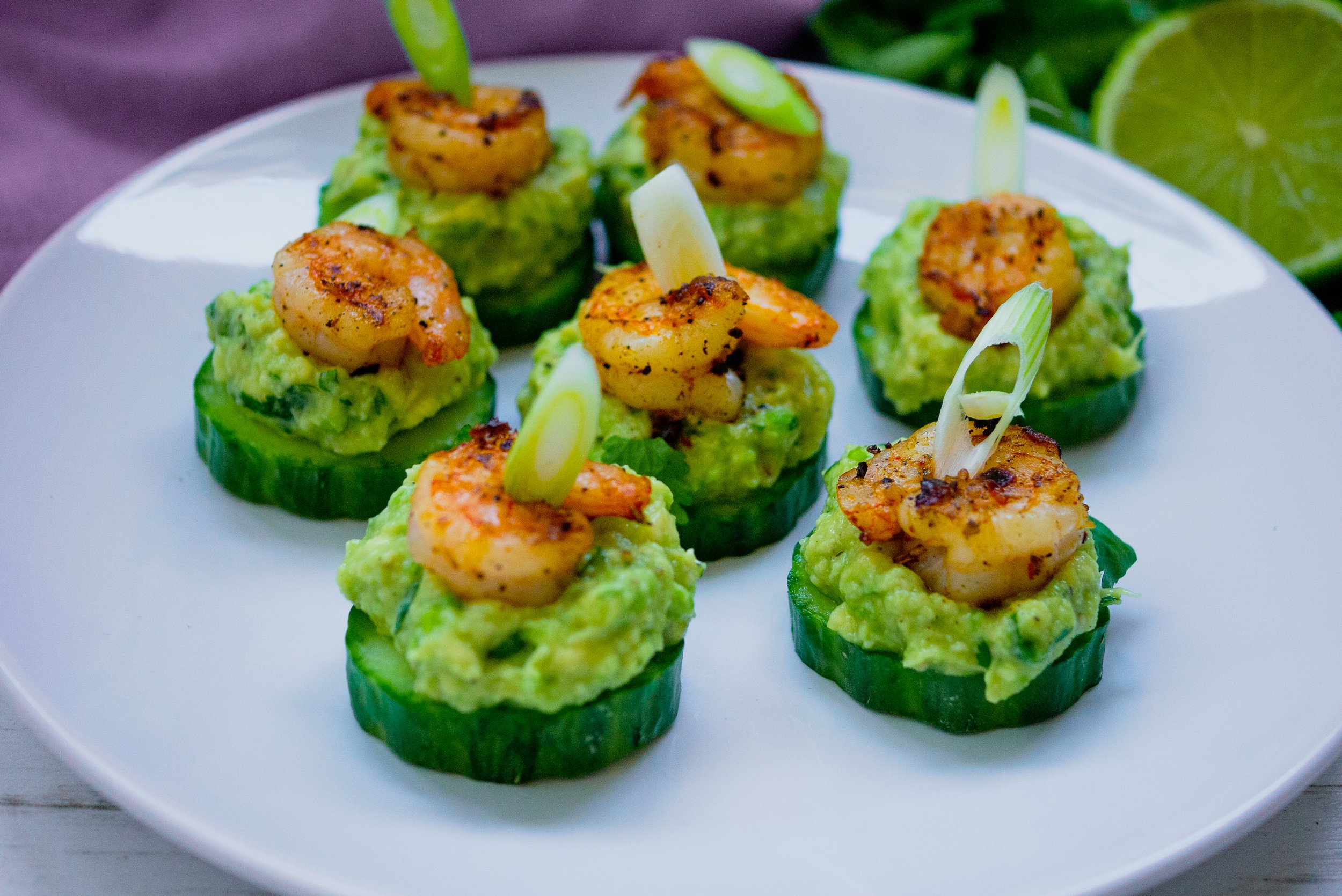 canapes with avocado by kam sokhi allergy chef 