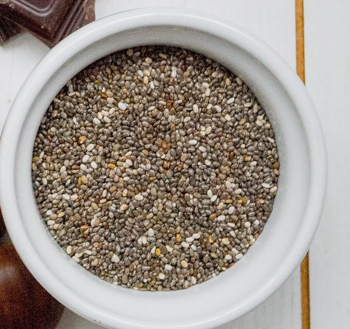 Delicious & nourishing berry chia seed pudding layered with berry