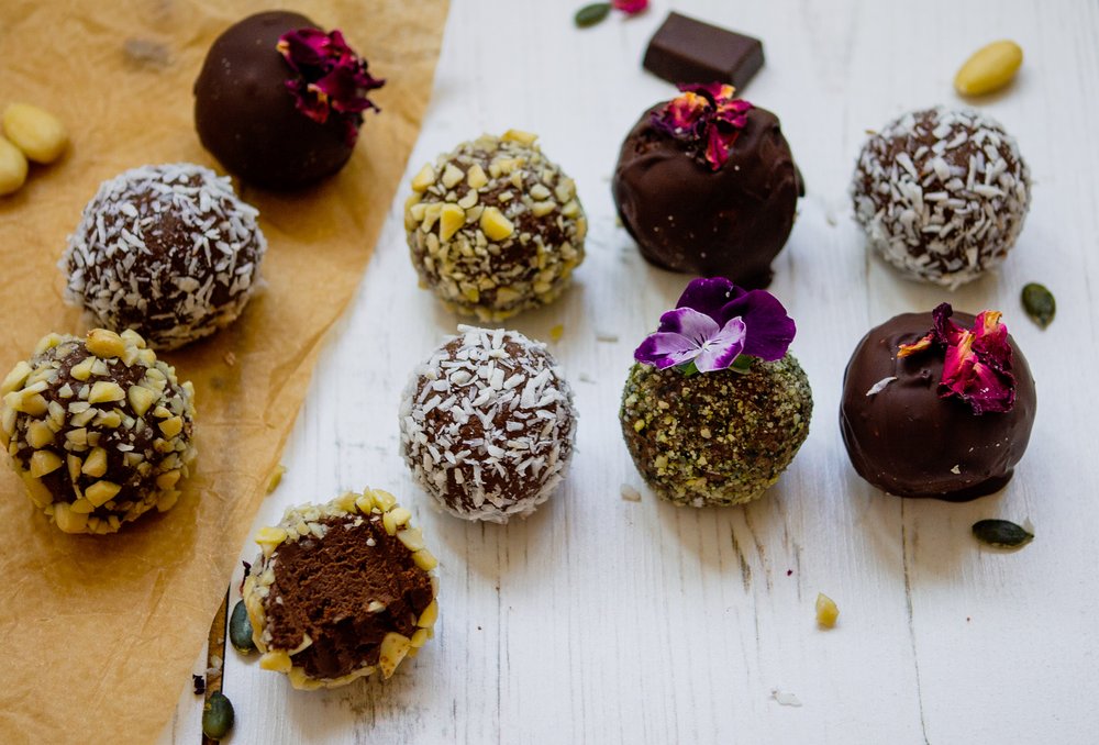 chocolate and avocado truffles by kam sokhi allergy chef 