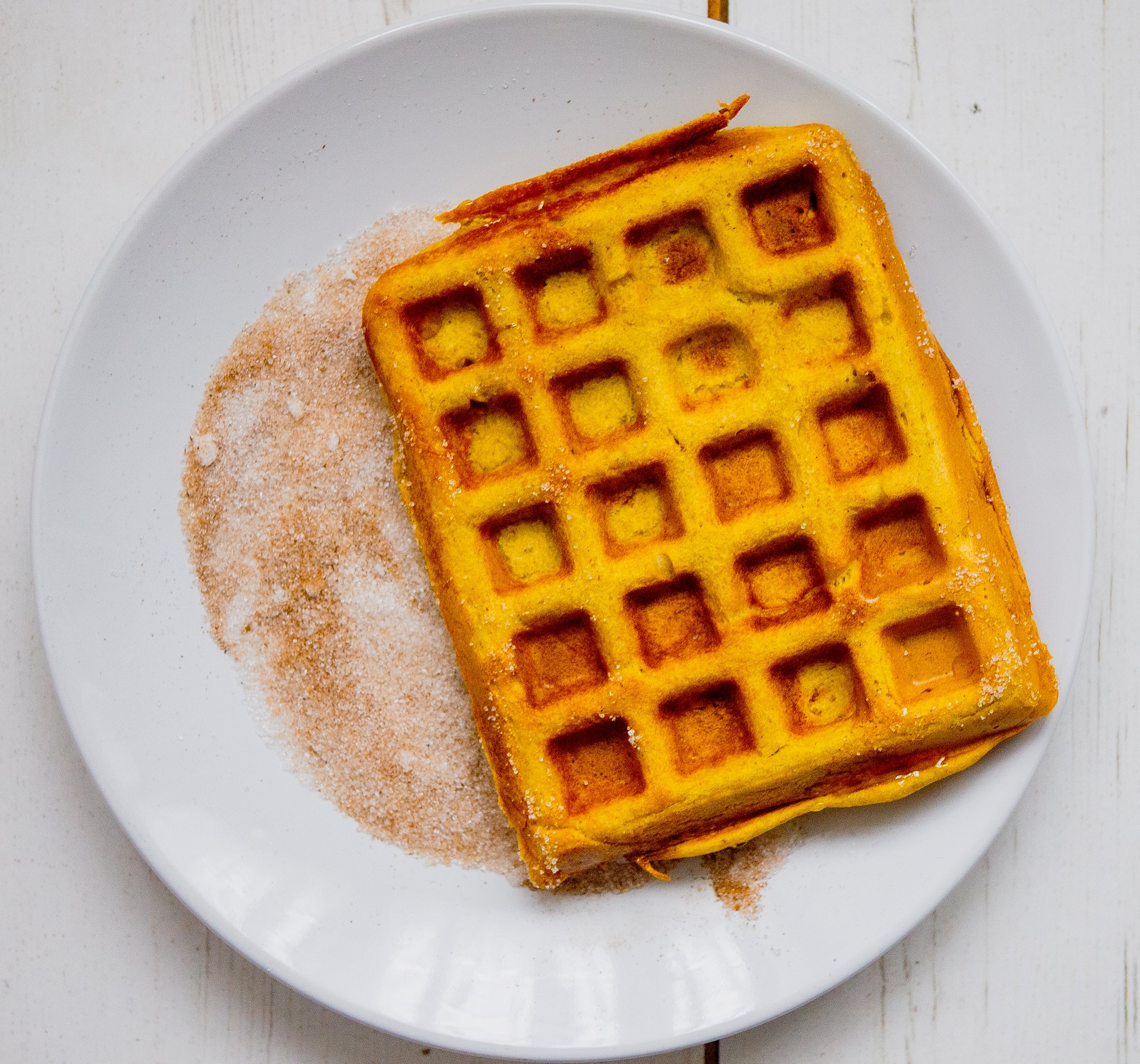 crispy waffles  by kam sokhi allergy chef