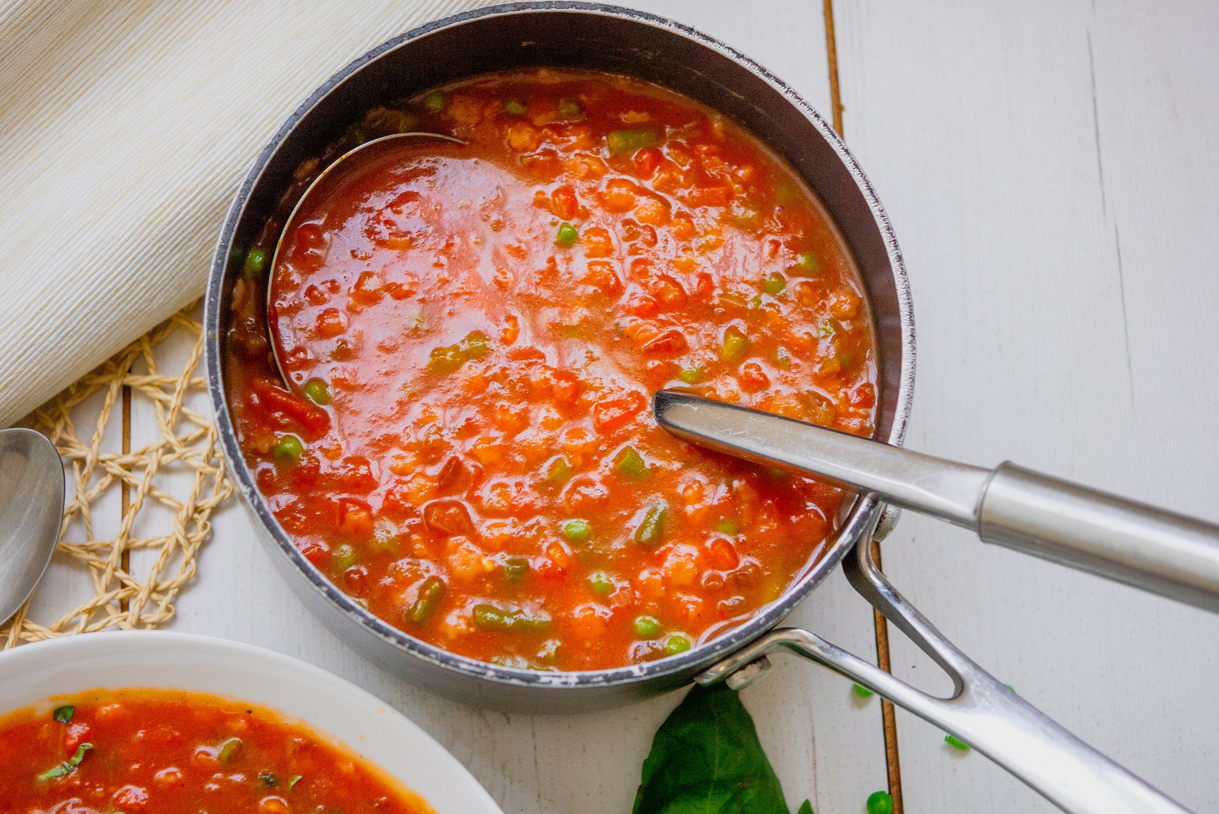 minestrone soup Italian by kam sokhi allergy chef