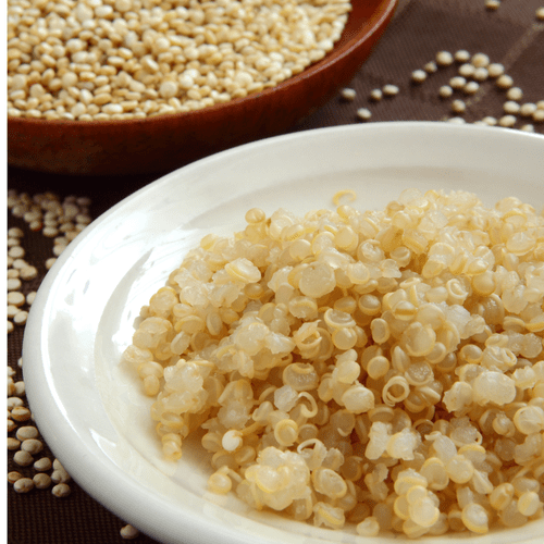 Cooked quinoa