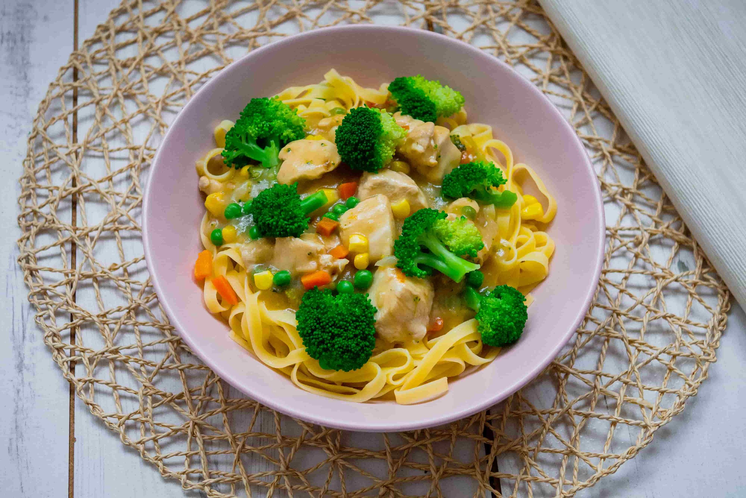 Creamy chicken pasta
