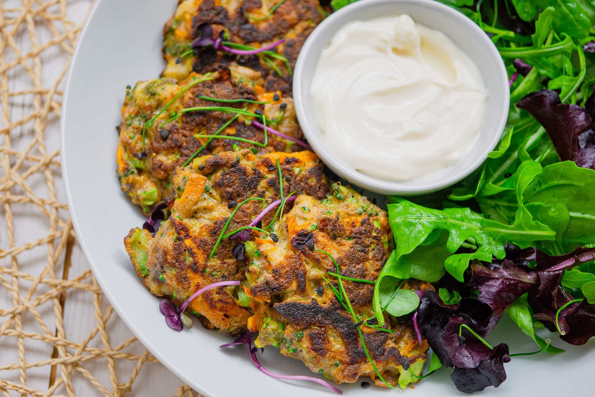 Chicken fritters