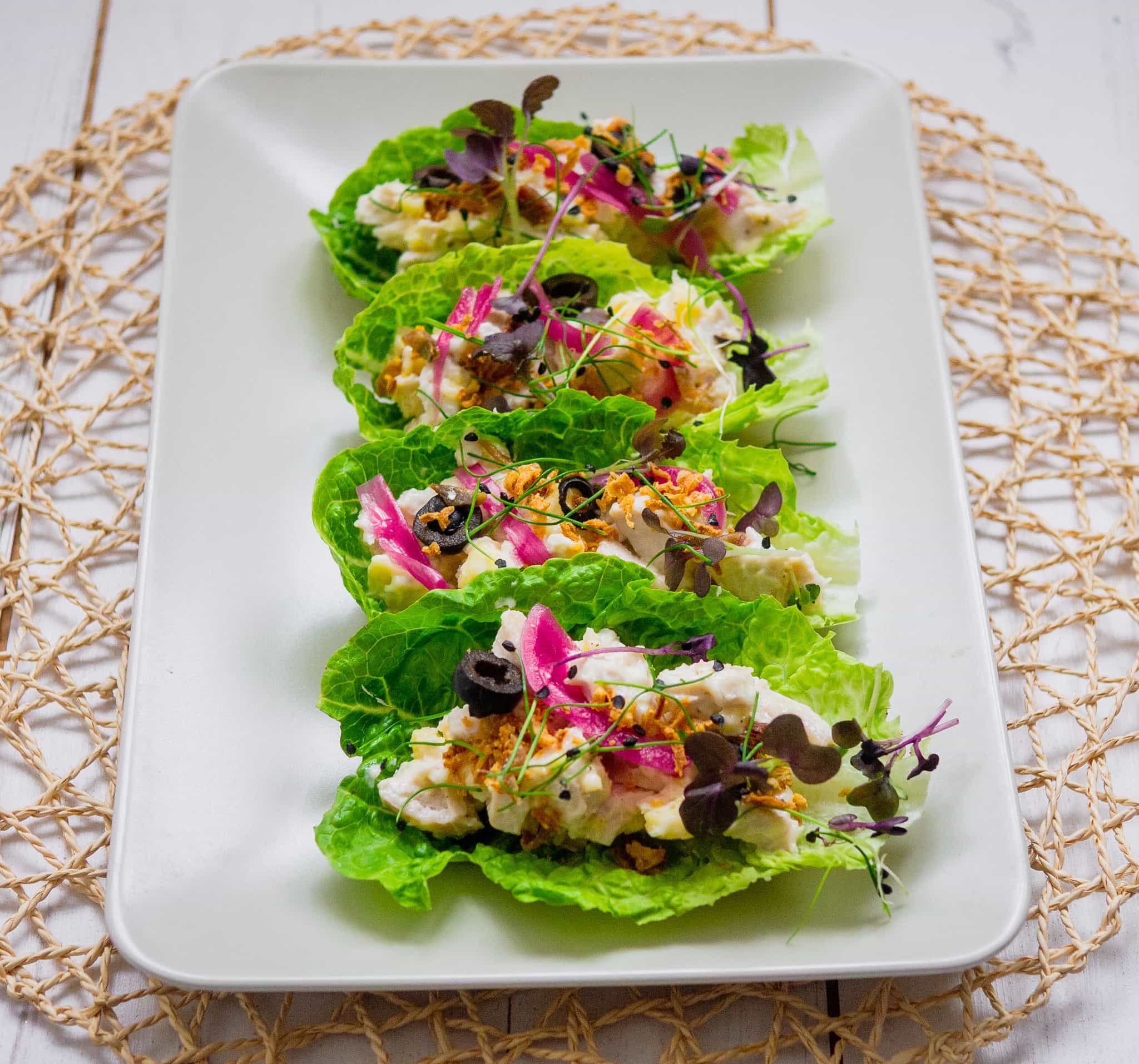 Chicken lettuce wraps