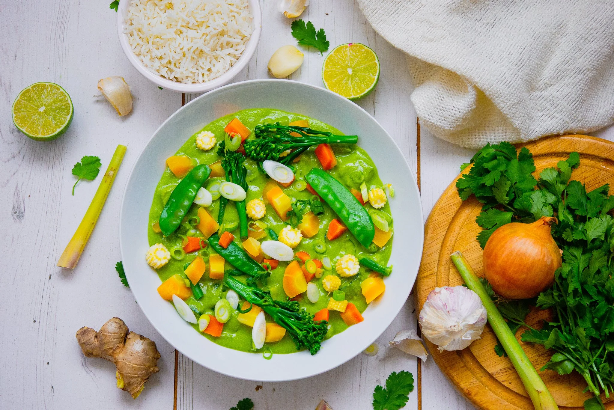 Green Thai curry no nightshades